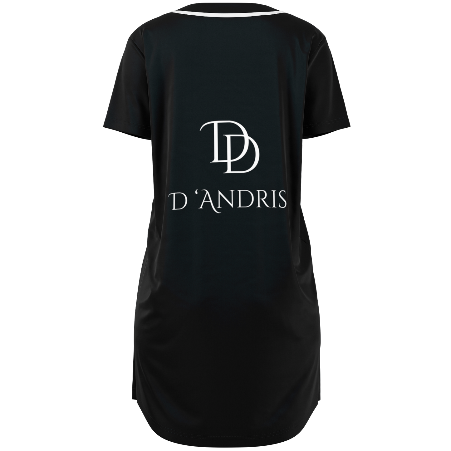Black Baseball Jersey Dress