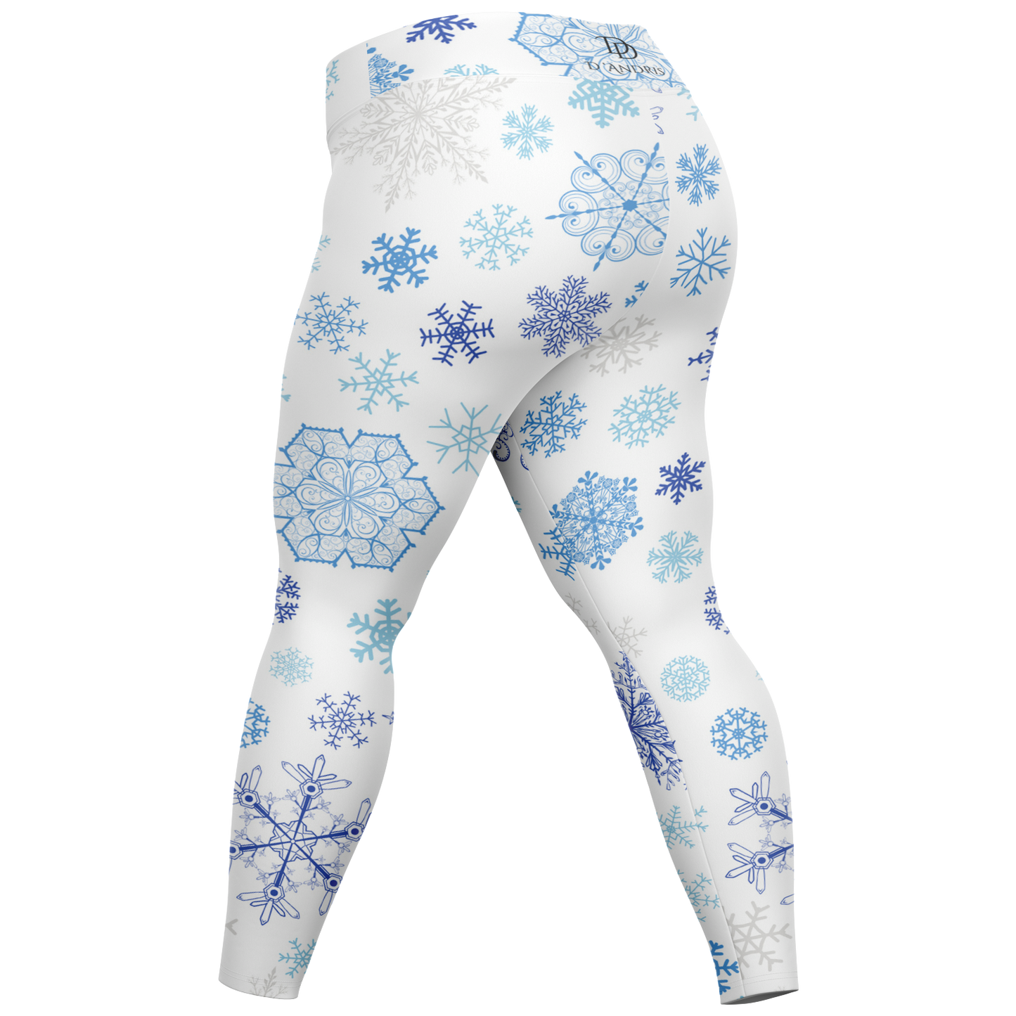 Whites Snowfall Christmas Plus-size Legging