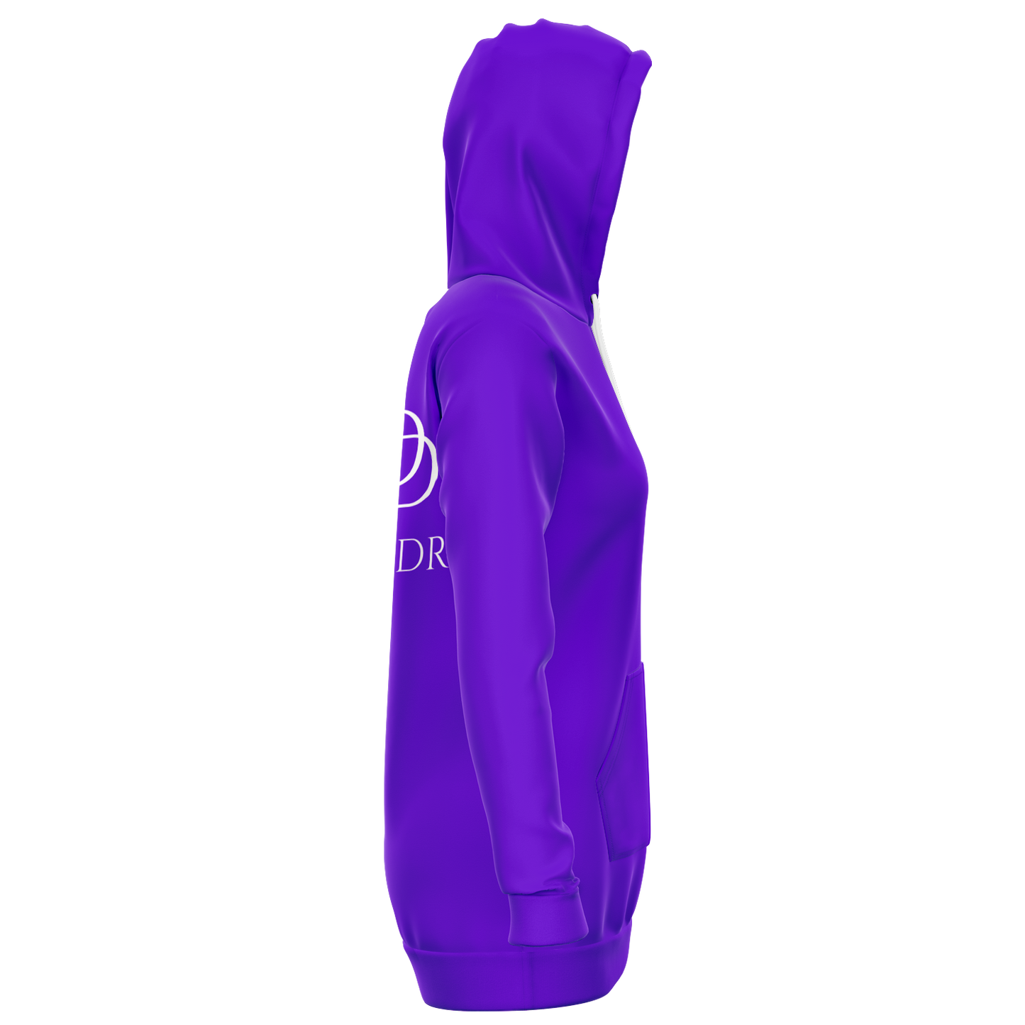 Purple Longline Hoodie