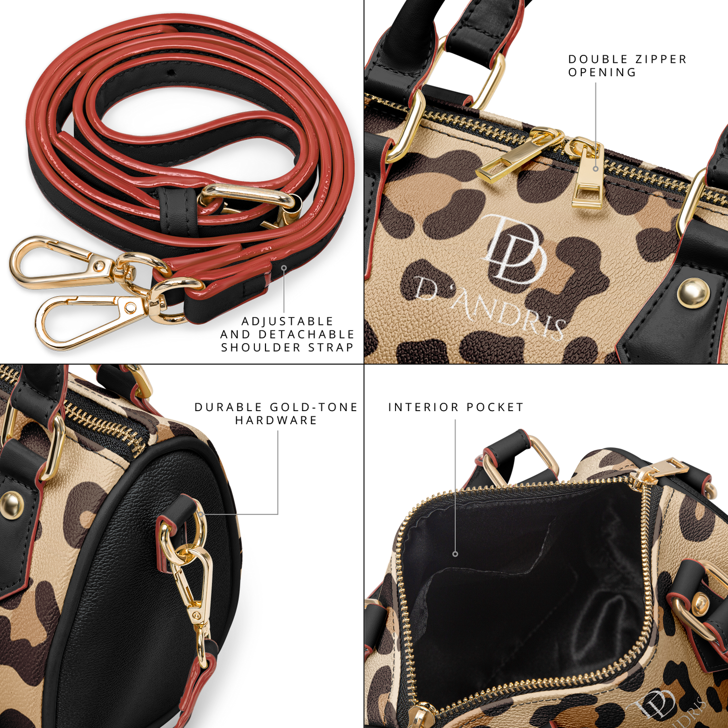Leopard Cross-body Handbag