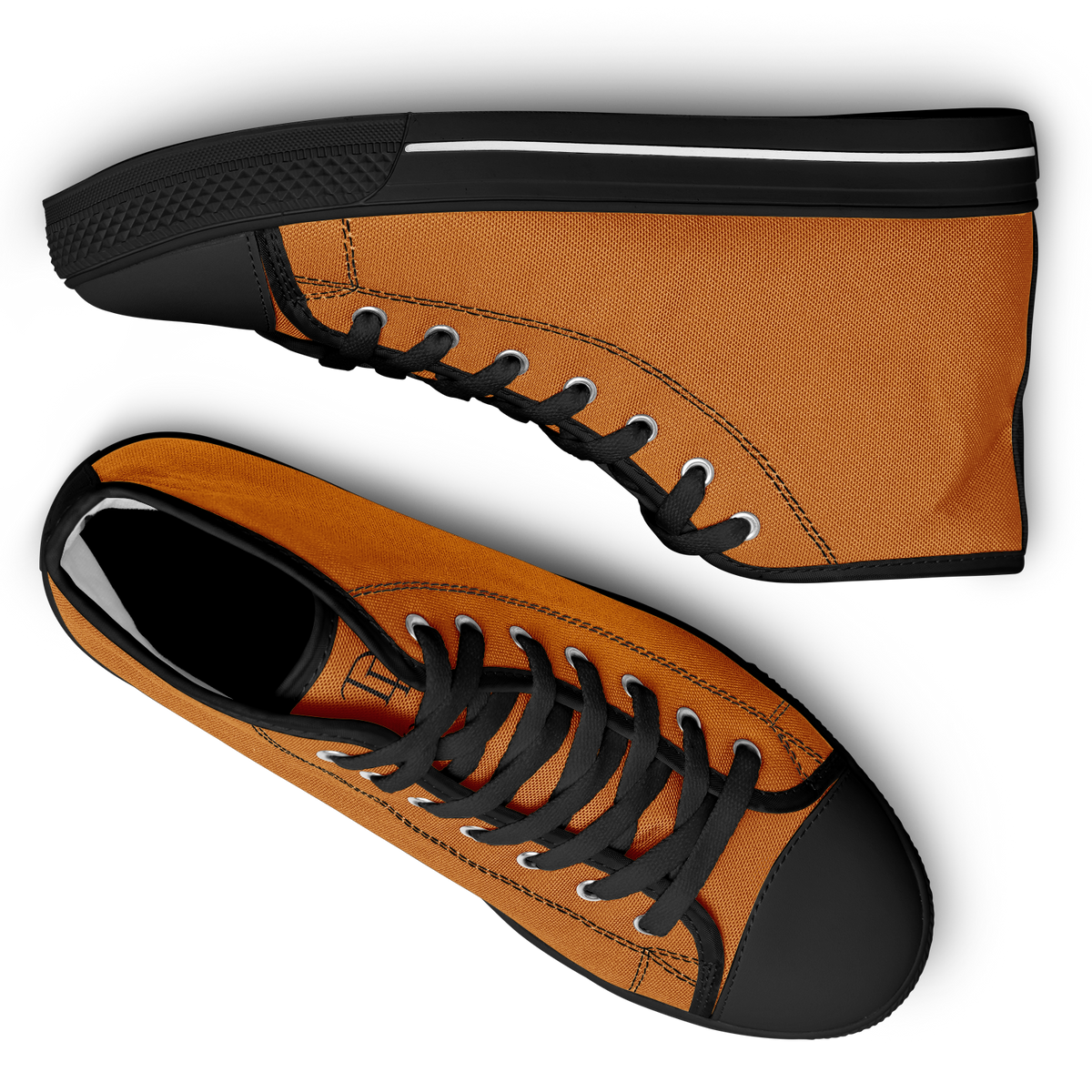 Orange High Top Shoes