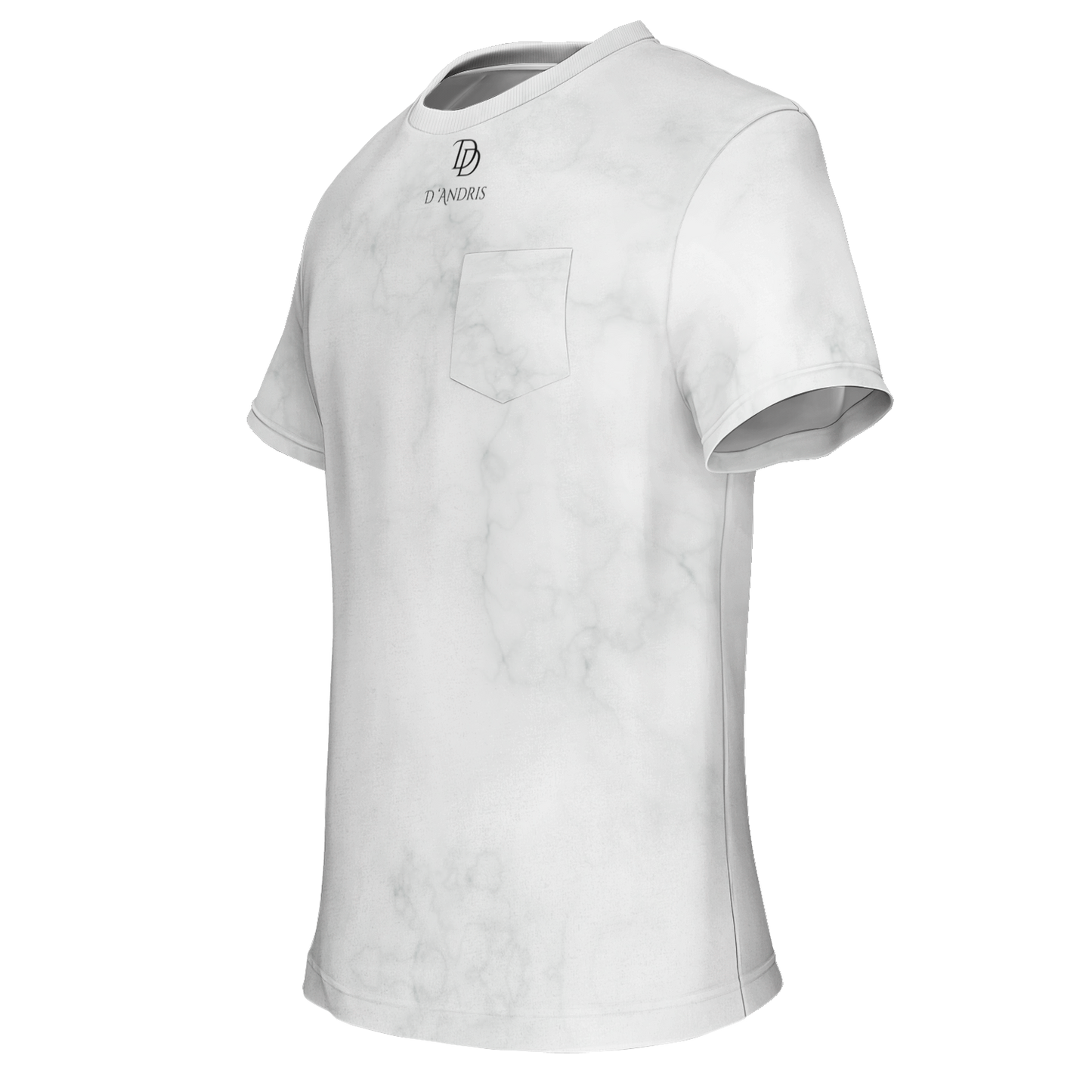 White Marble Pocket T-shirt