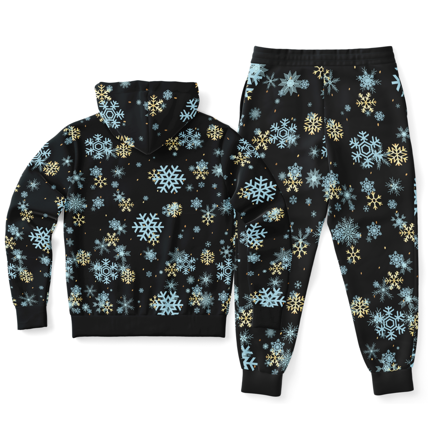 Black Snowfall Christmas Ziphoodie & Jogger