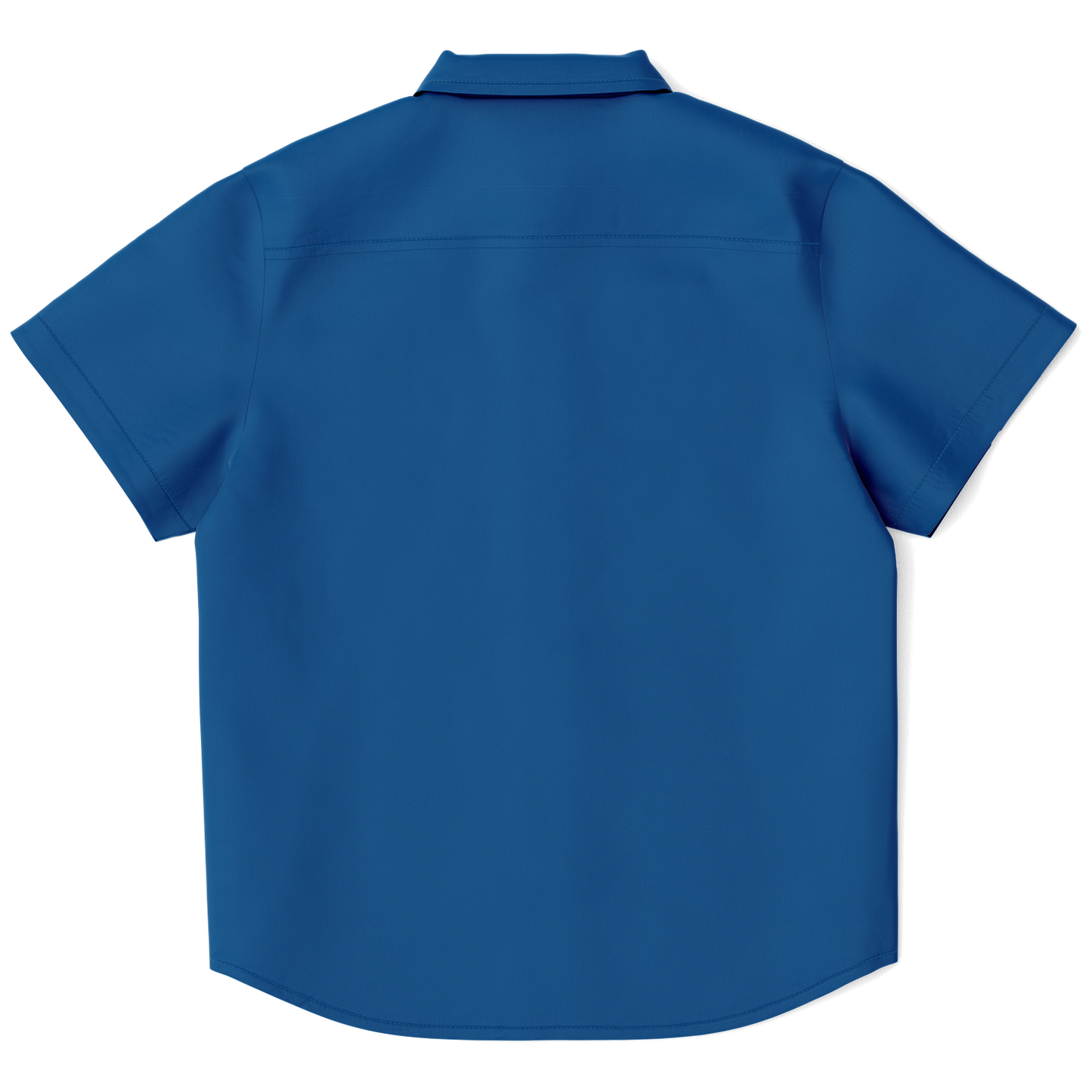 Blue Kids/Youth Short Sleeve Button Down Shirt