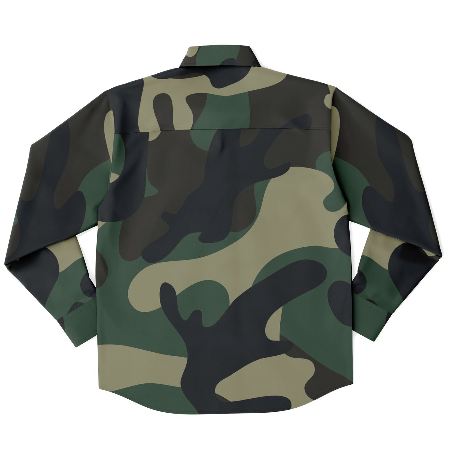 Camo Long Sleeve Button Down Shirt