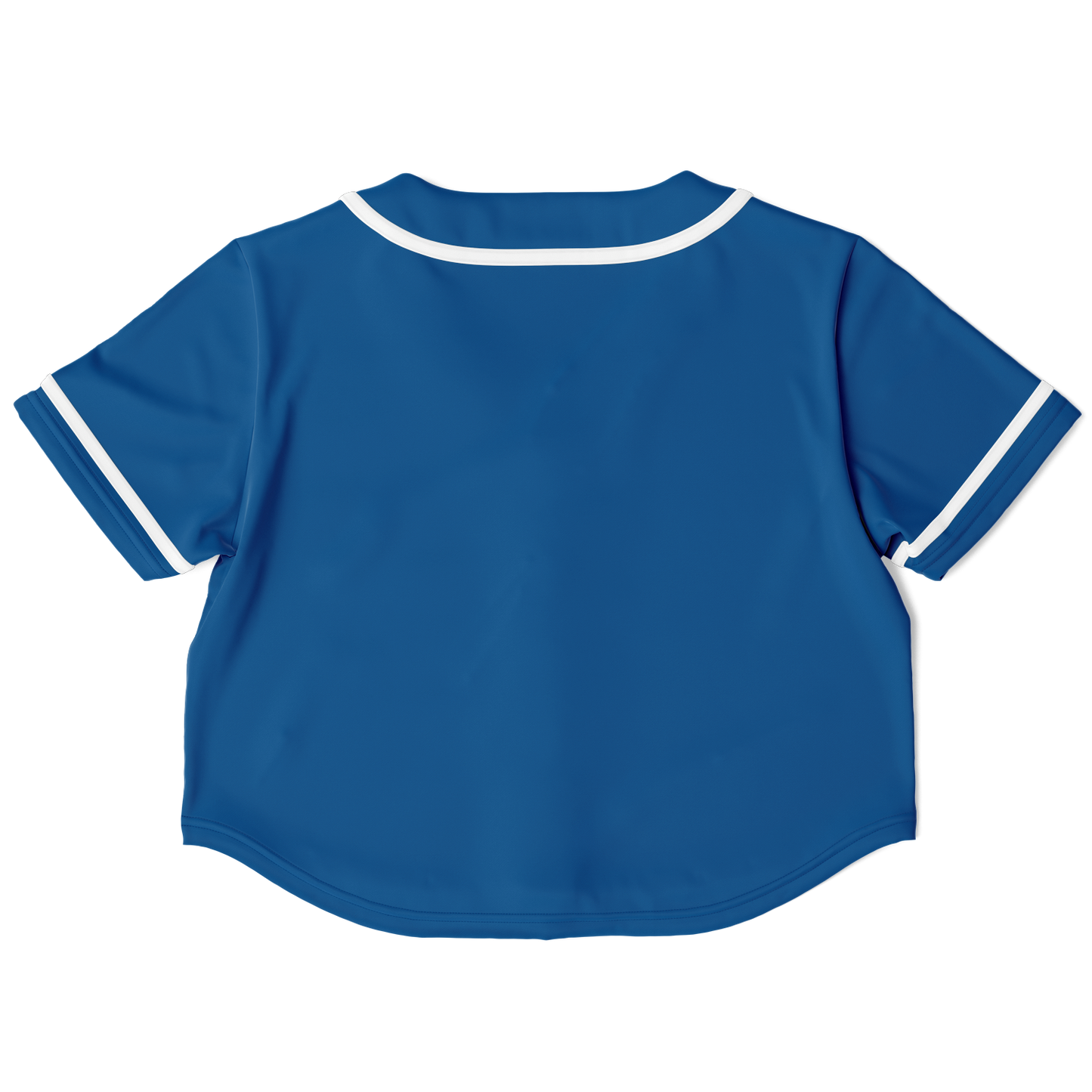 Blue Cropped Baseball Jersey