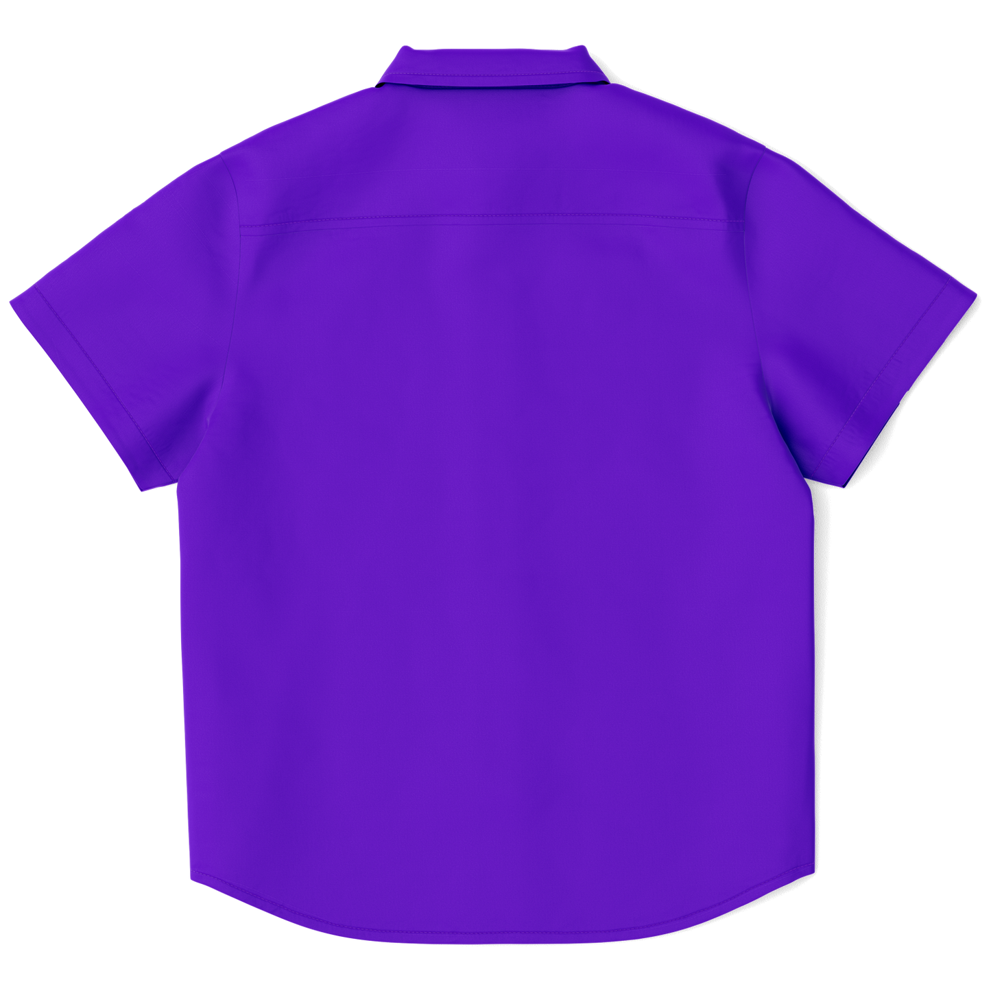 Purple Kids/Youth Short Sleeve Button Down Shirt