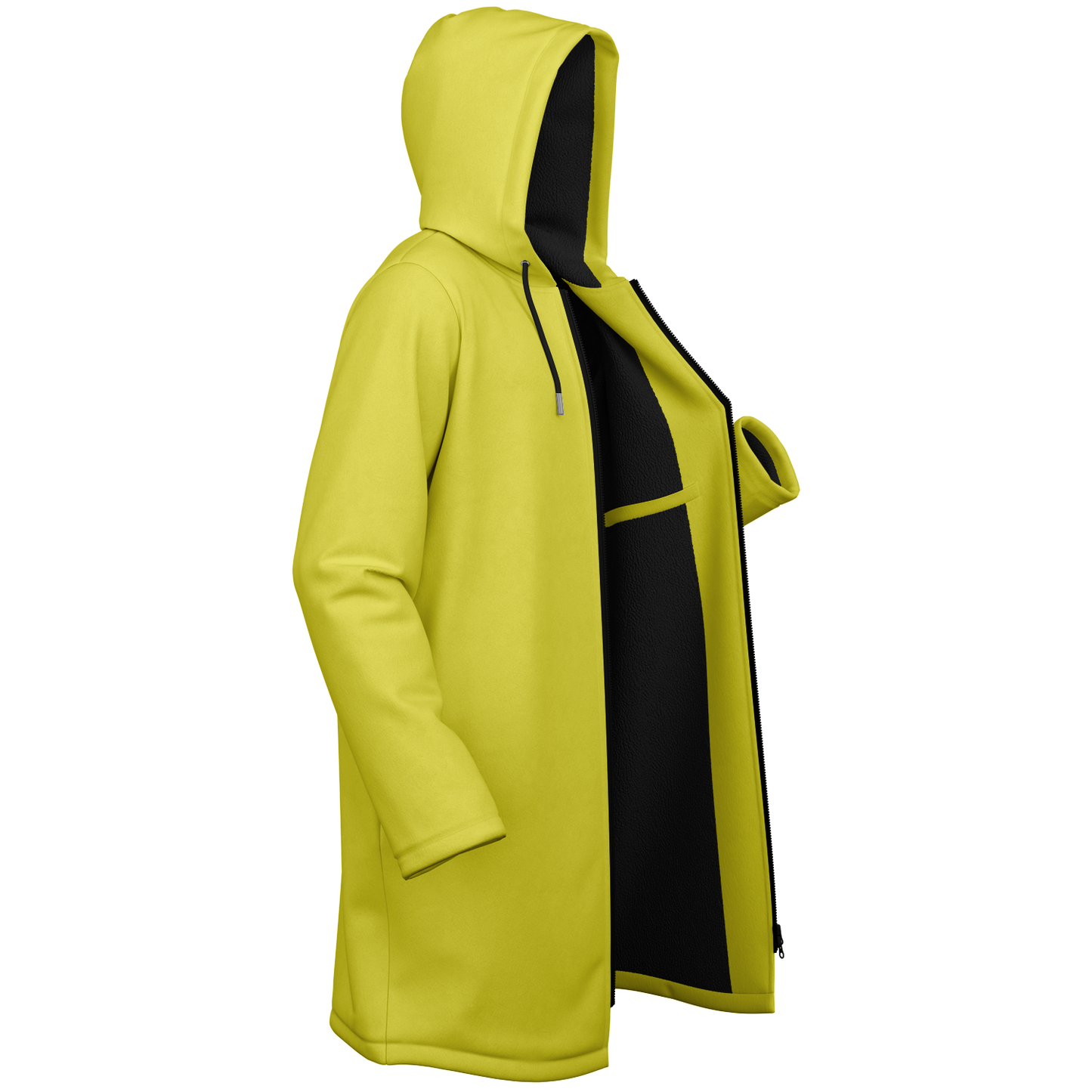 Yellow Zipper Cloak