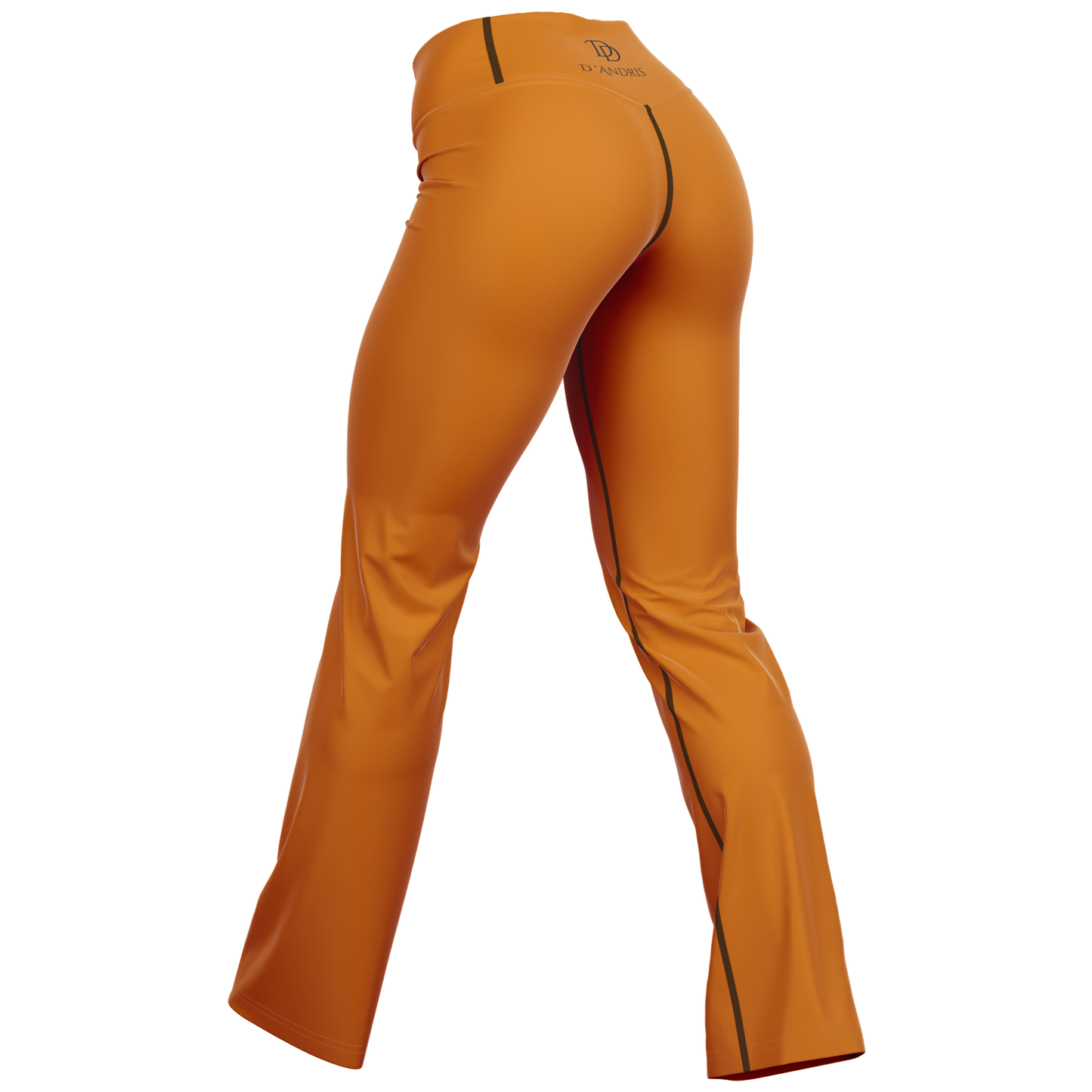 Orange Flare Leggings