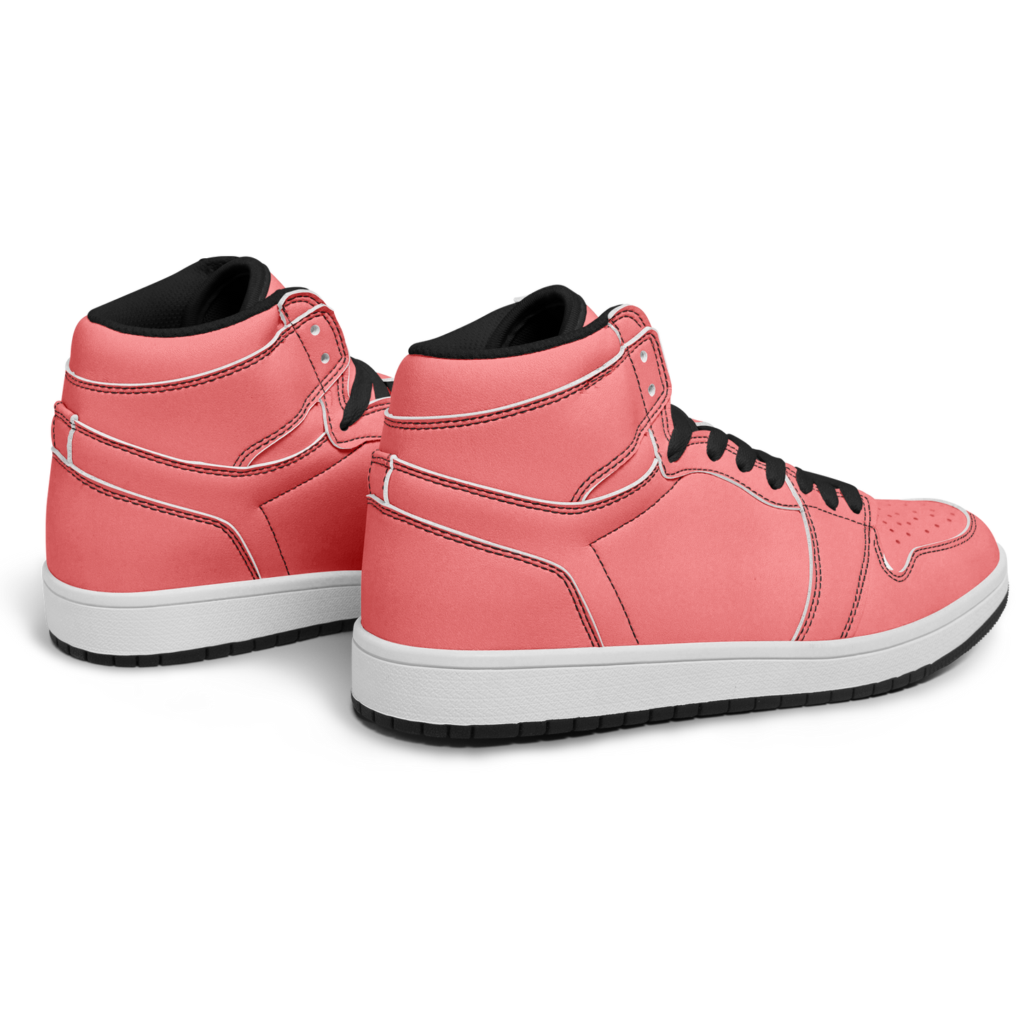 salmon High Top Shoes