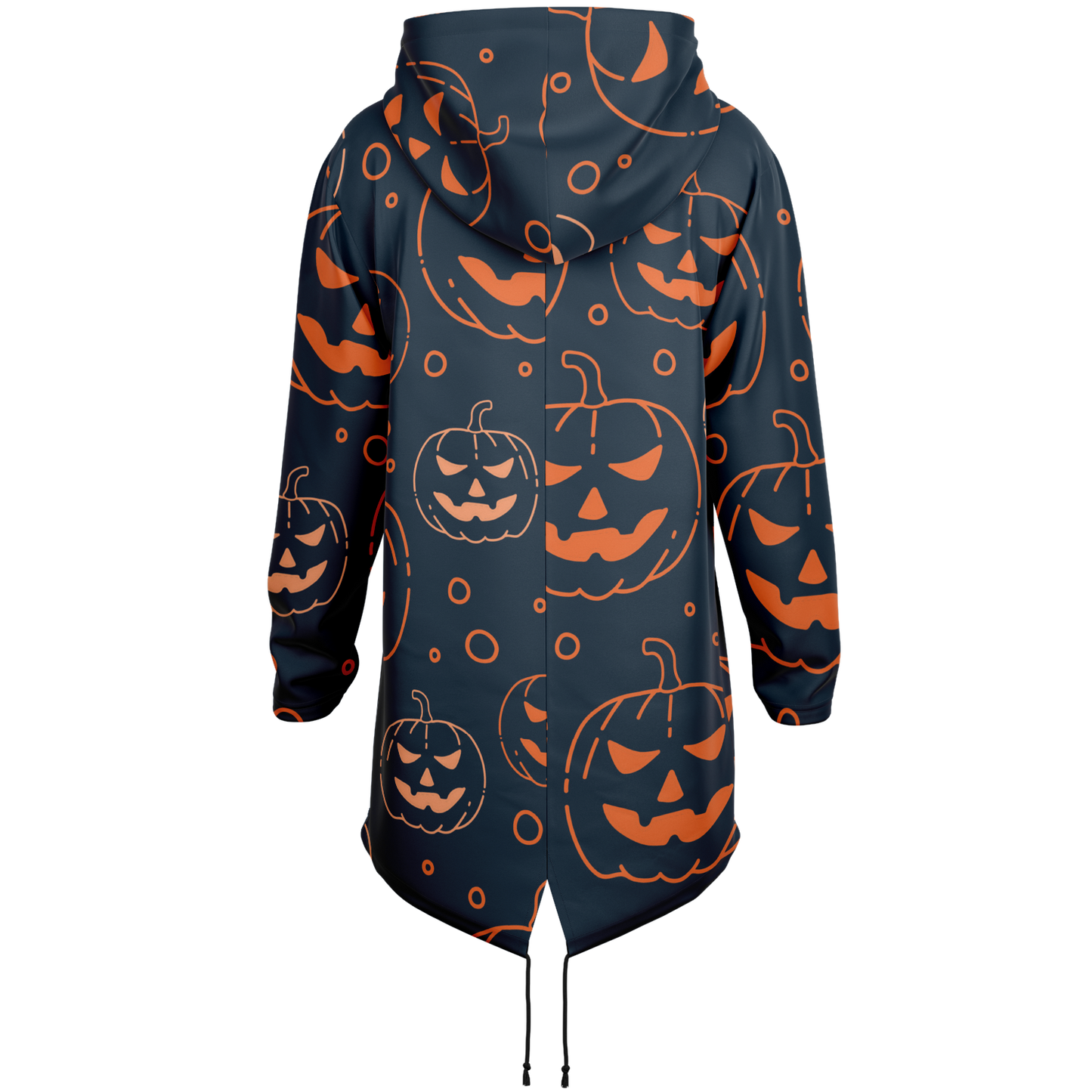 Halloween Jack-O-Lantern Heavyweight Elongated Hoodie