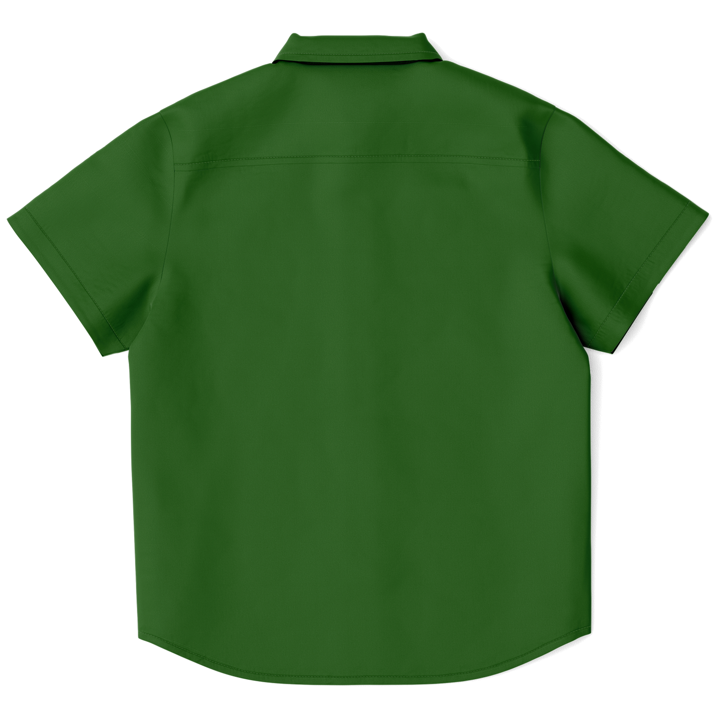 Green Kids/Youth Short Sleeve Button Down Shirt