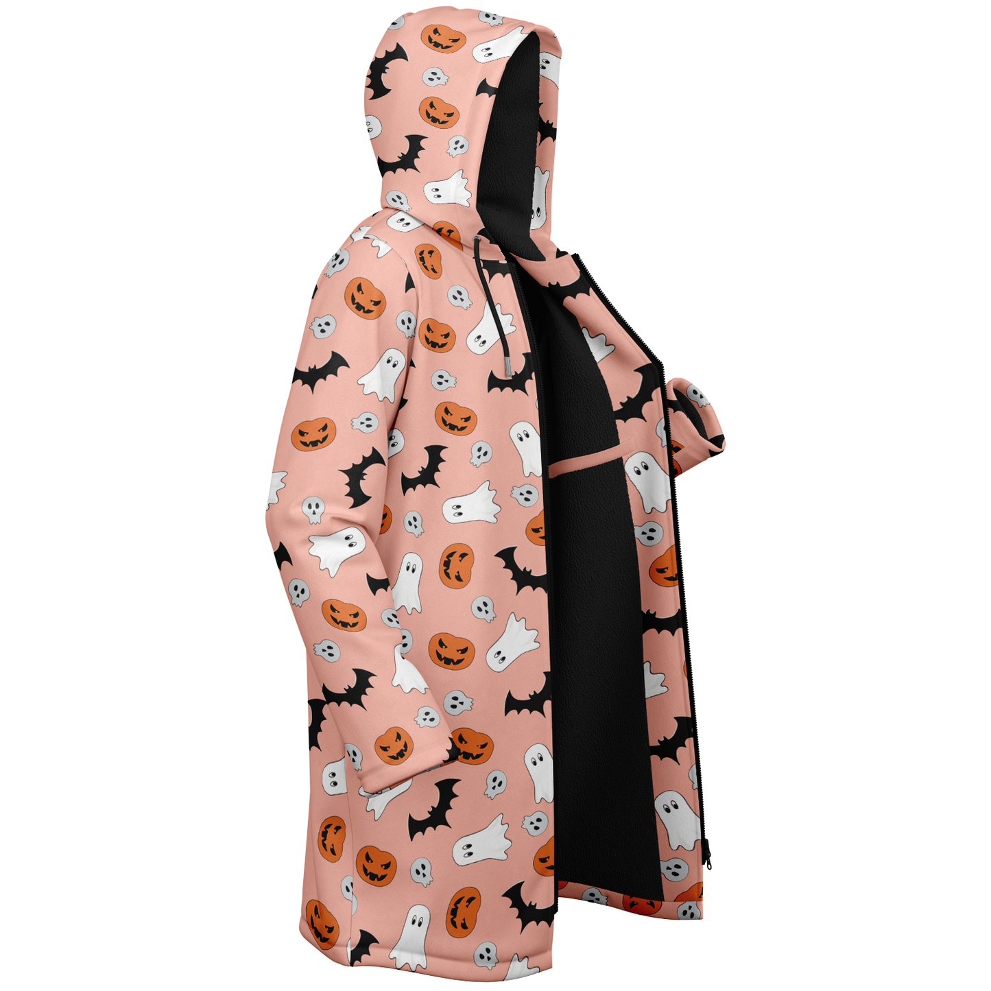 Halloween Boo Zipper Cloak