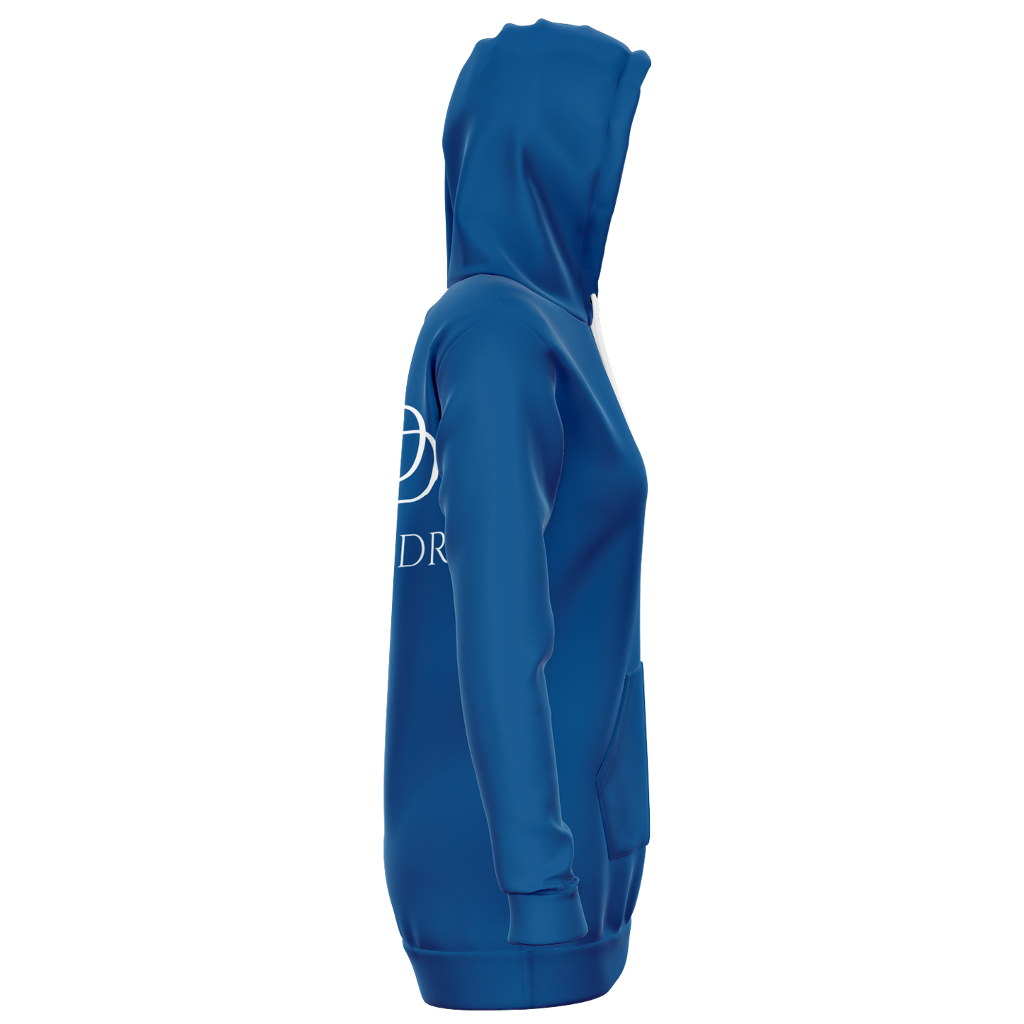 Blue Longline Hoodie