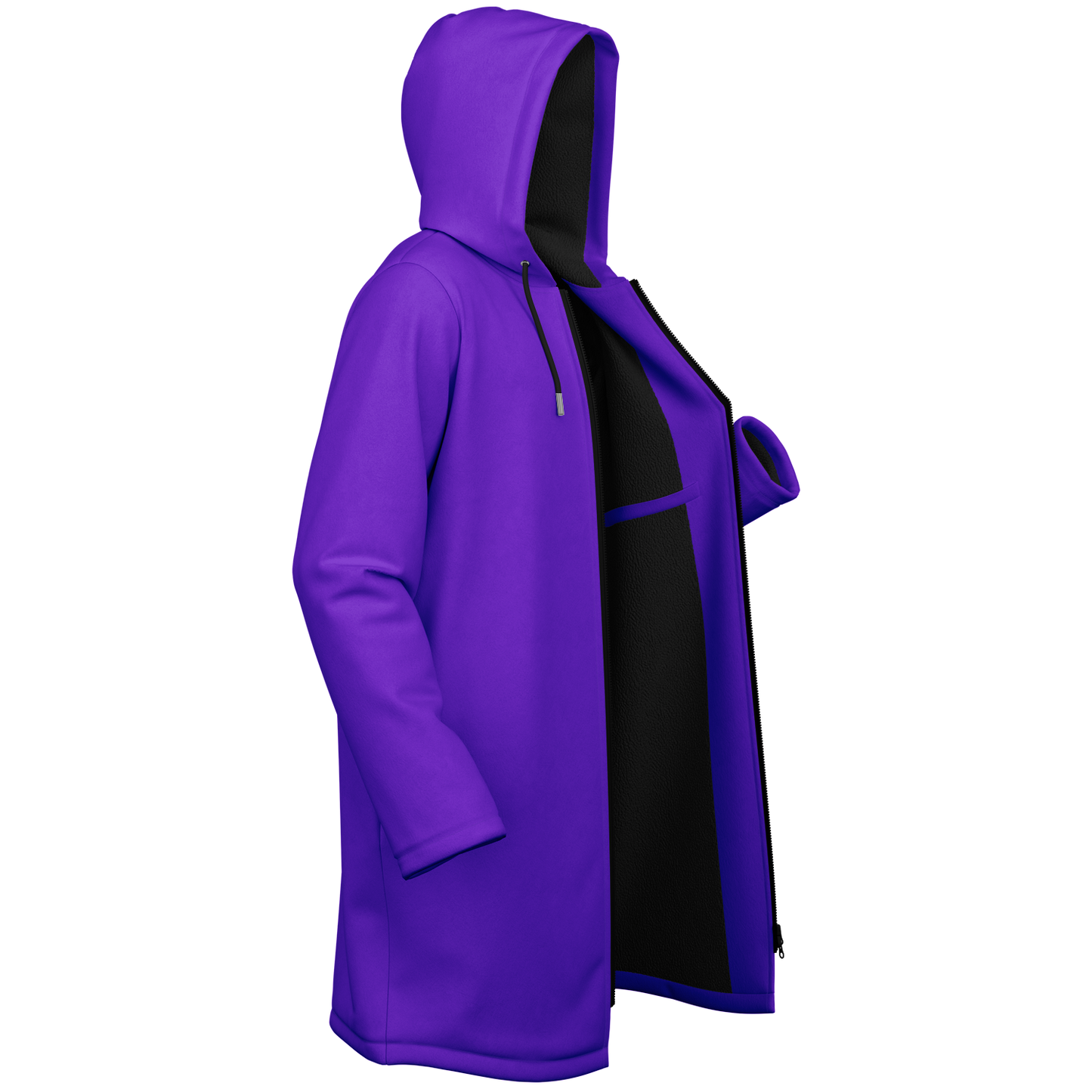Purple Zipper Cloak