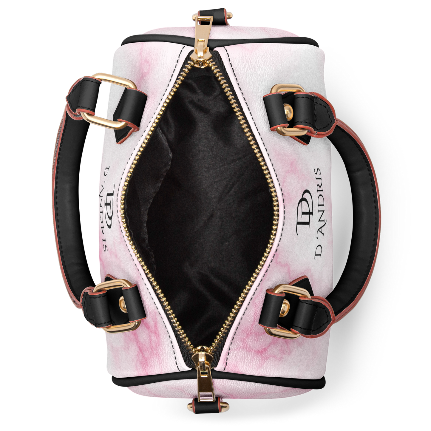 Pink Marble Cross-body Handbag