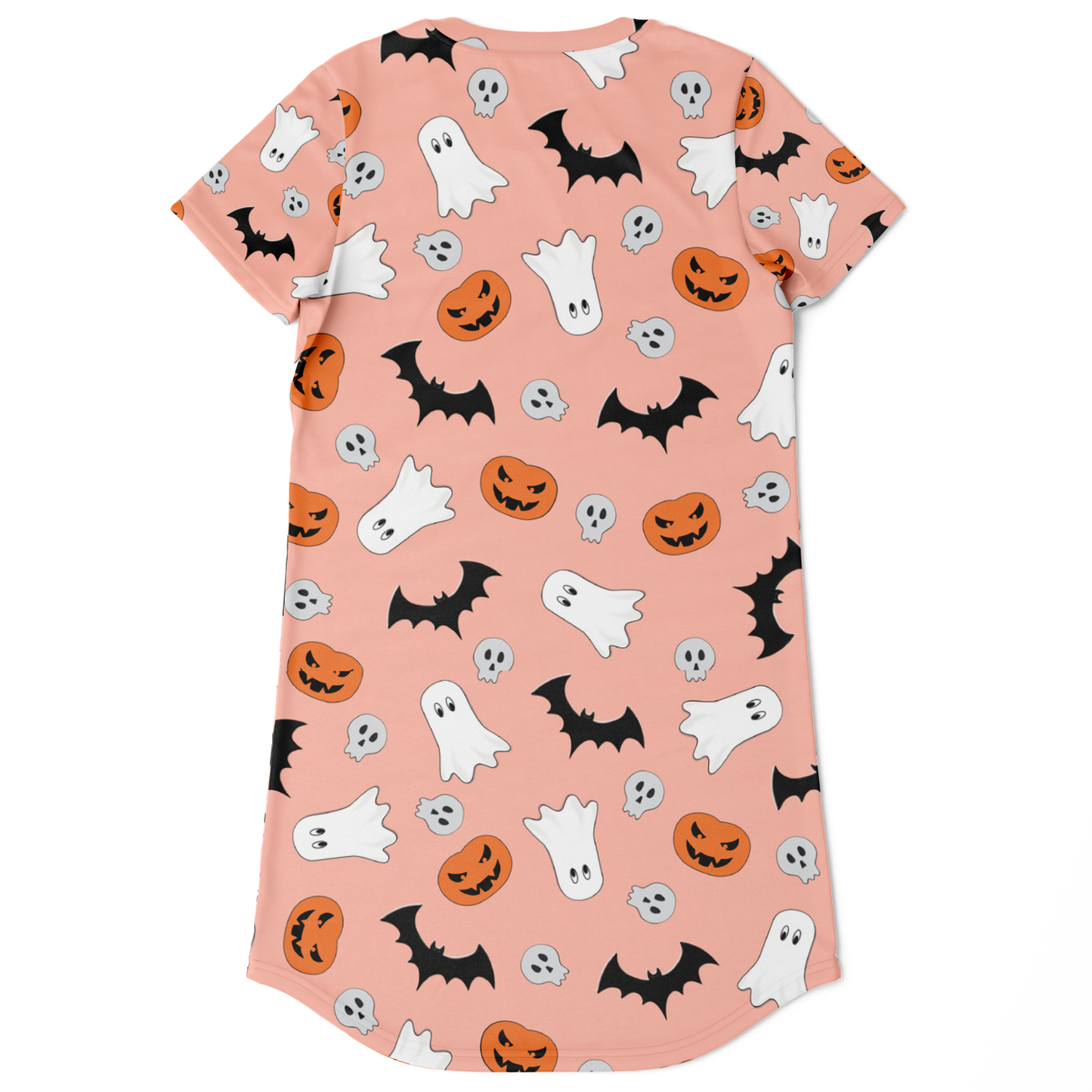 Halloween Boo T-Shirt Dress