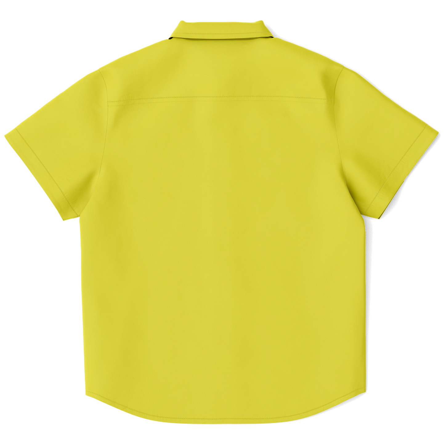 Yellow Kids/Youth Short Sleeve Button Down Shirt