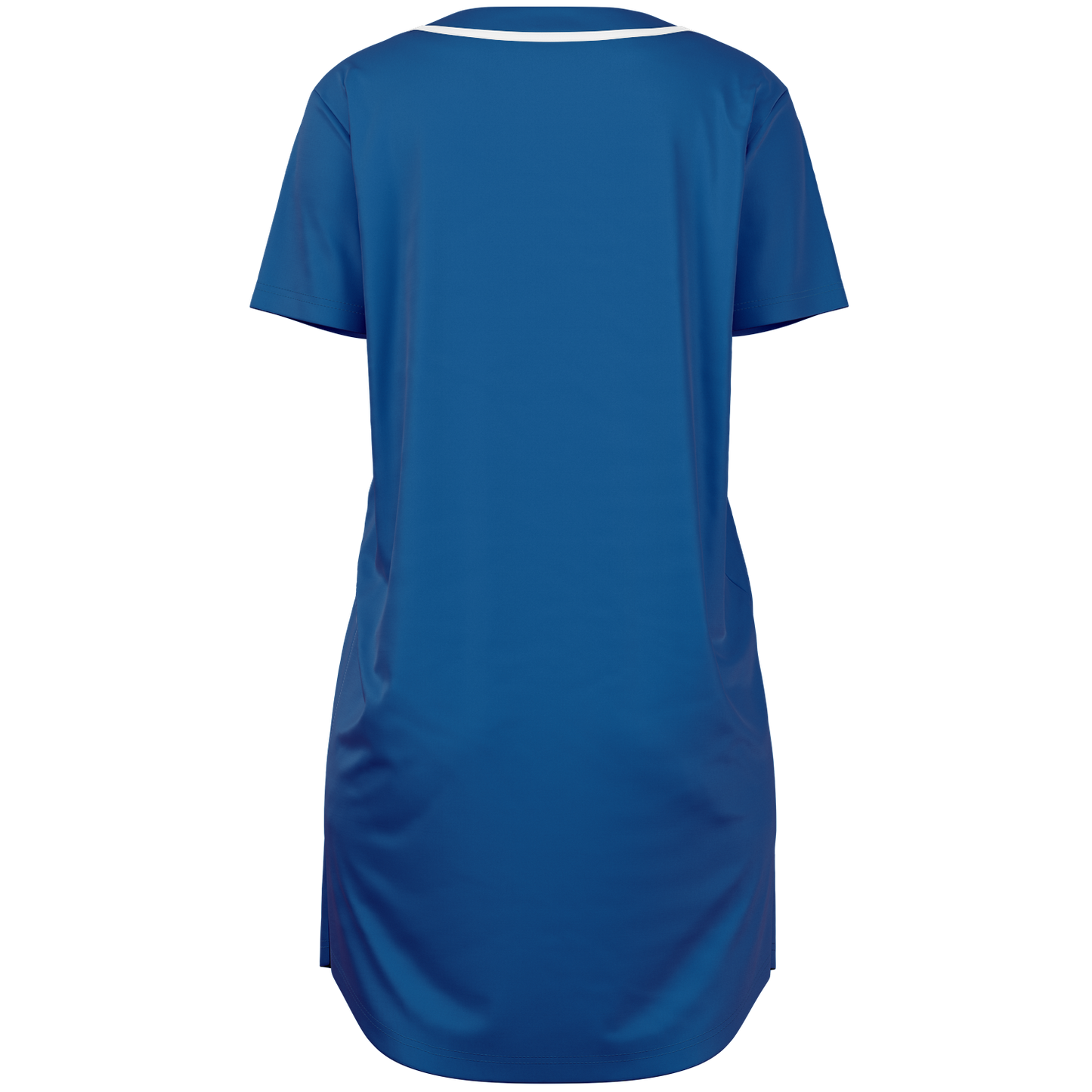 Blue Baseball Jersey Dress