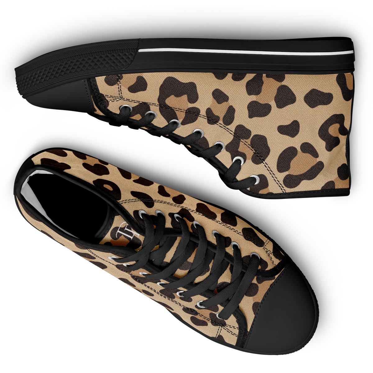 Leopard High Top Shoes