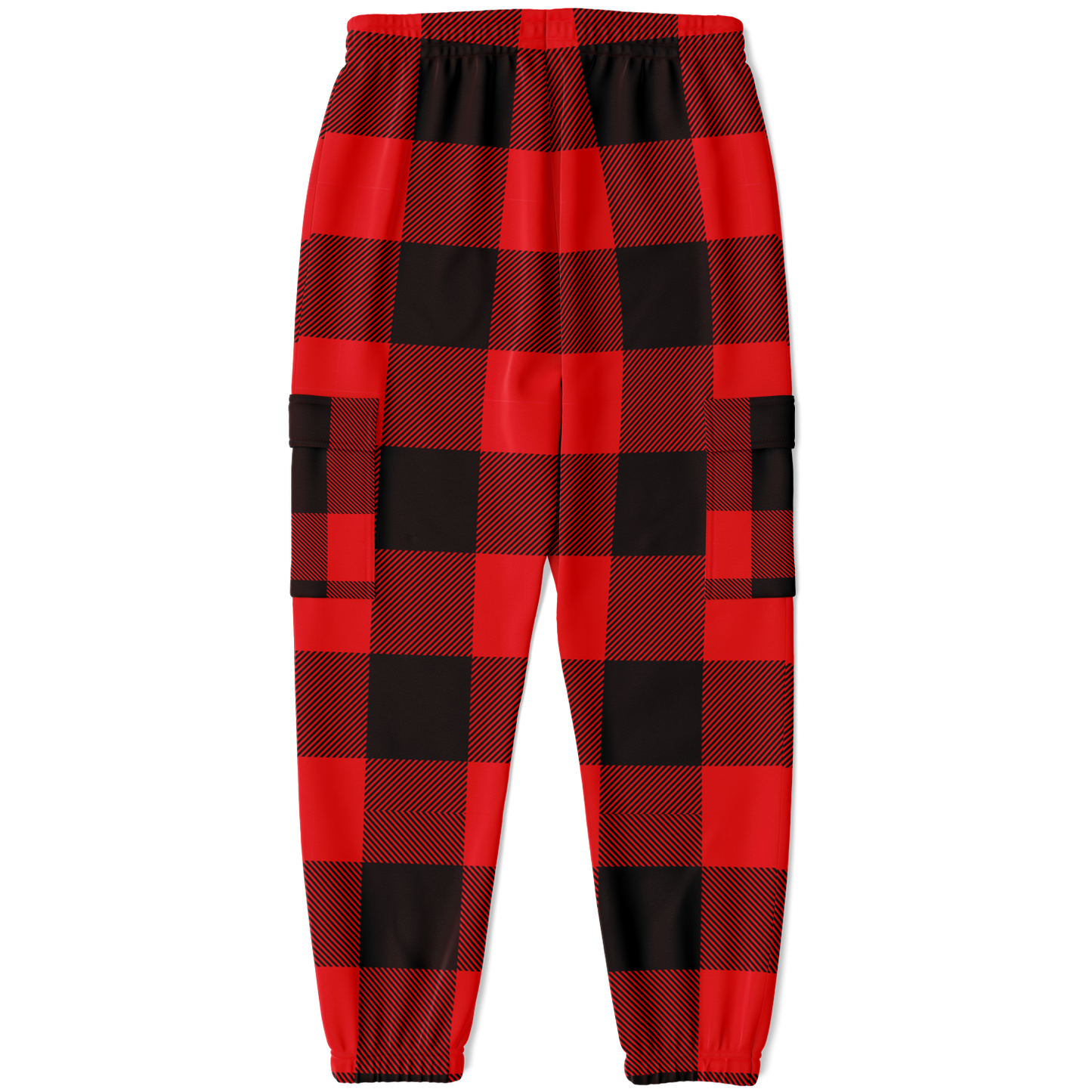 Plaid Cargo Sweatpants