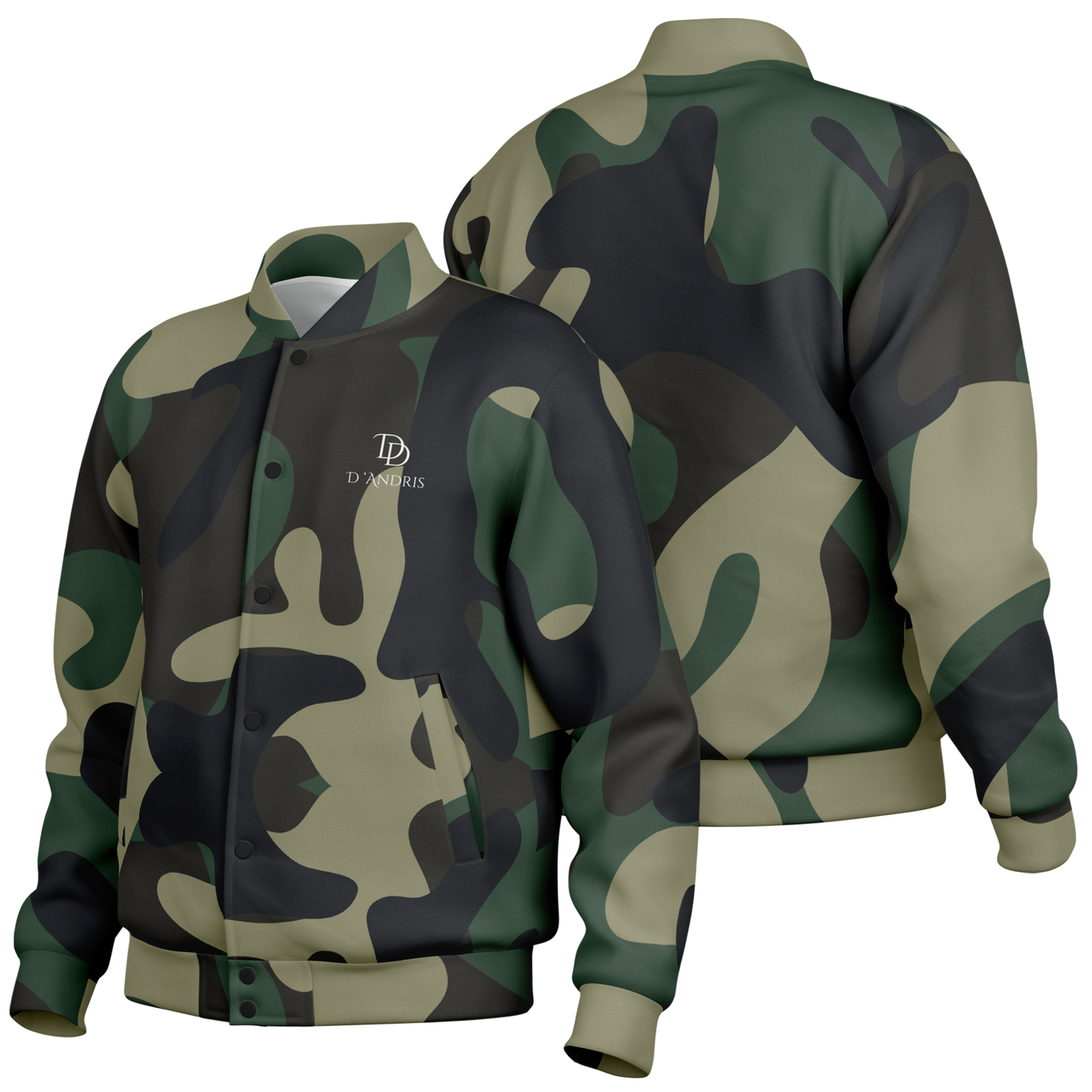 Camo Baseball Jacket