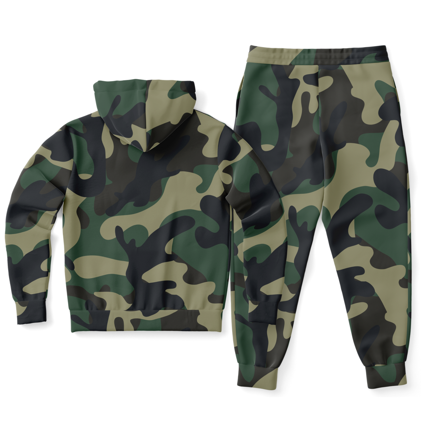 Camo Zip-Up Hoodie & Jogger
