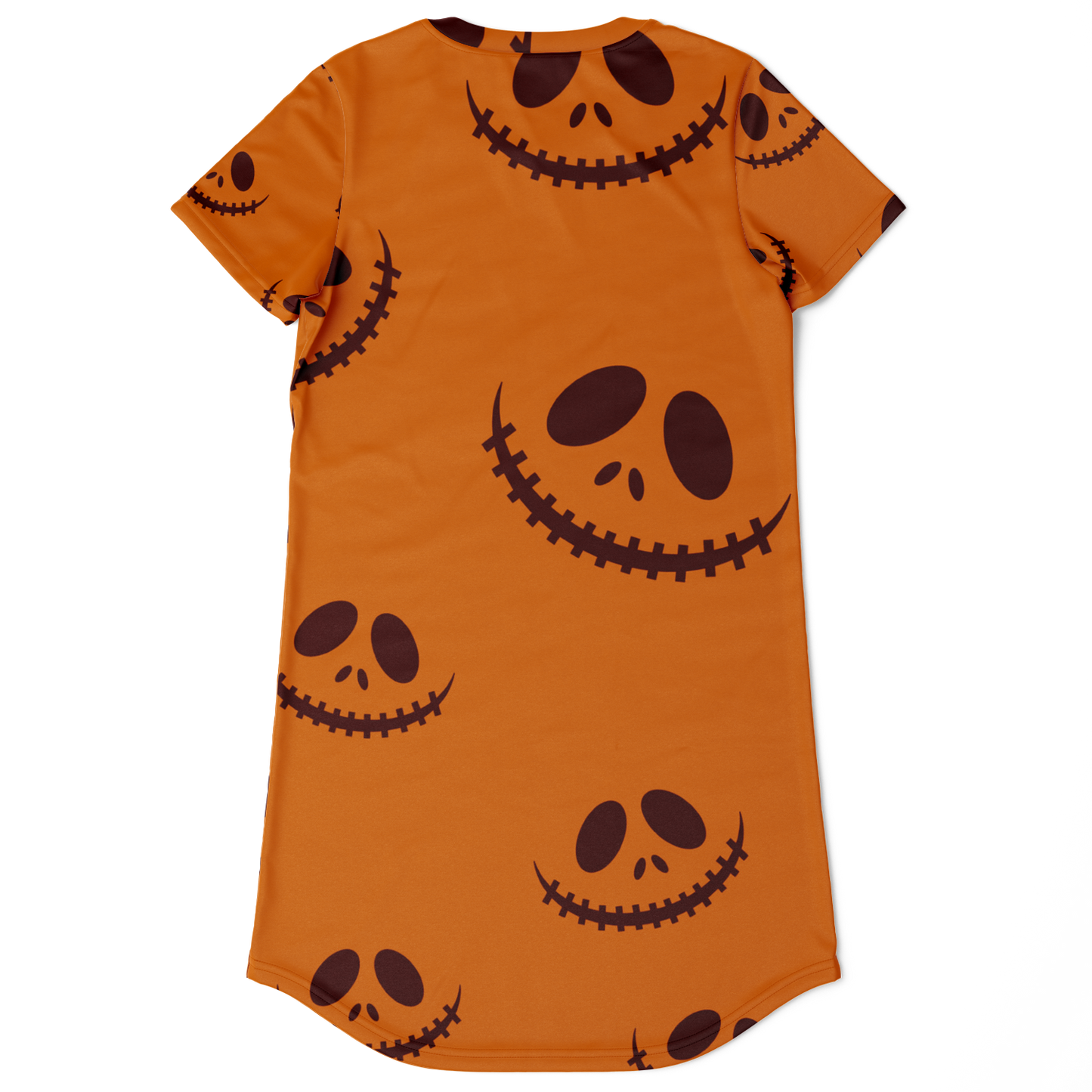 Halloween Jack's Smile T-Shirt Dress