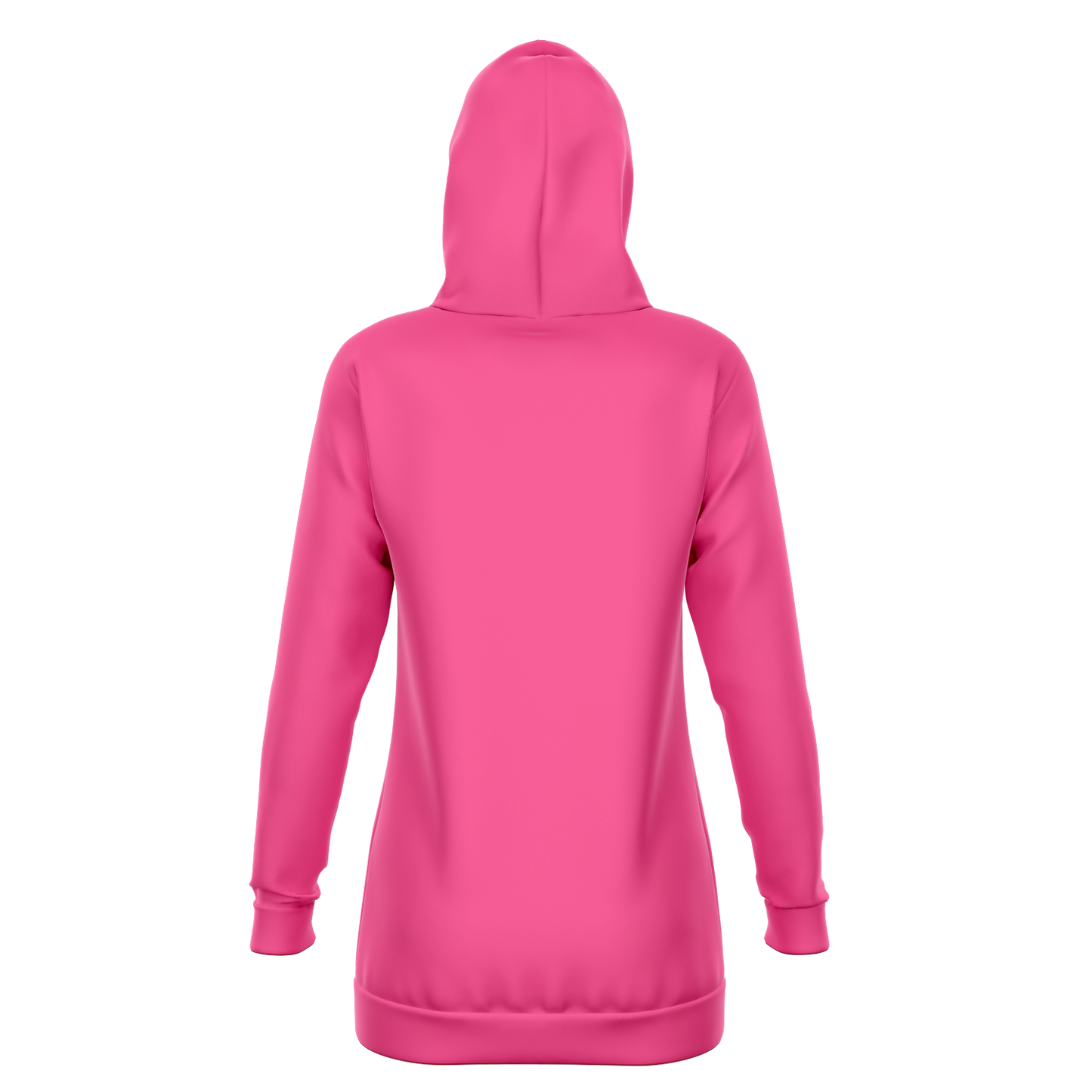 Pink Longline Hoodie