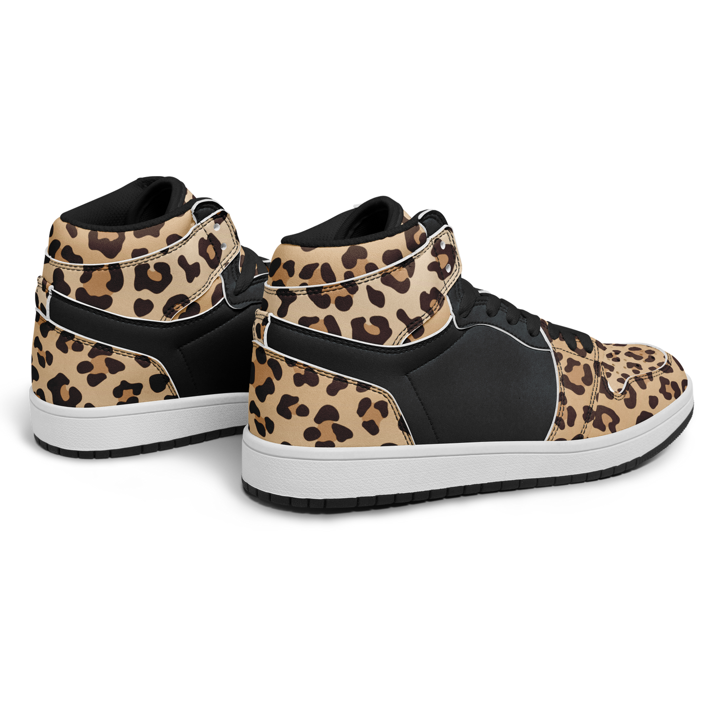 Leopard High Top Shoes