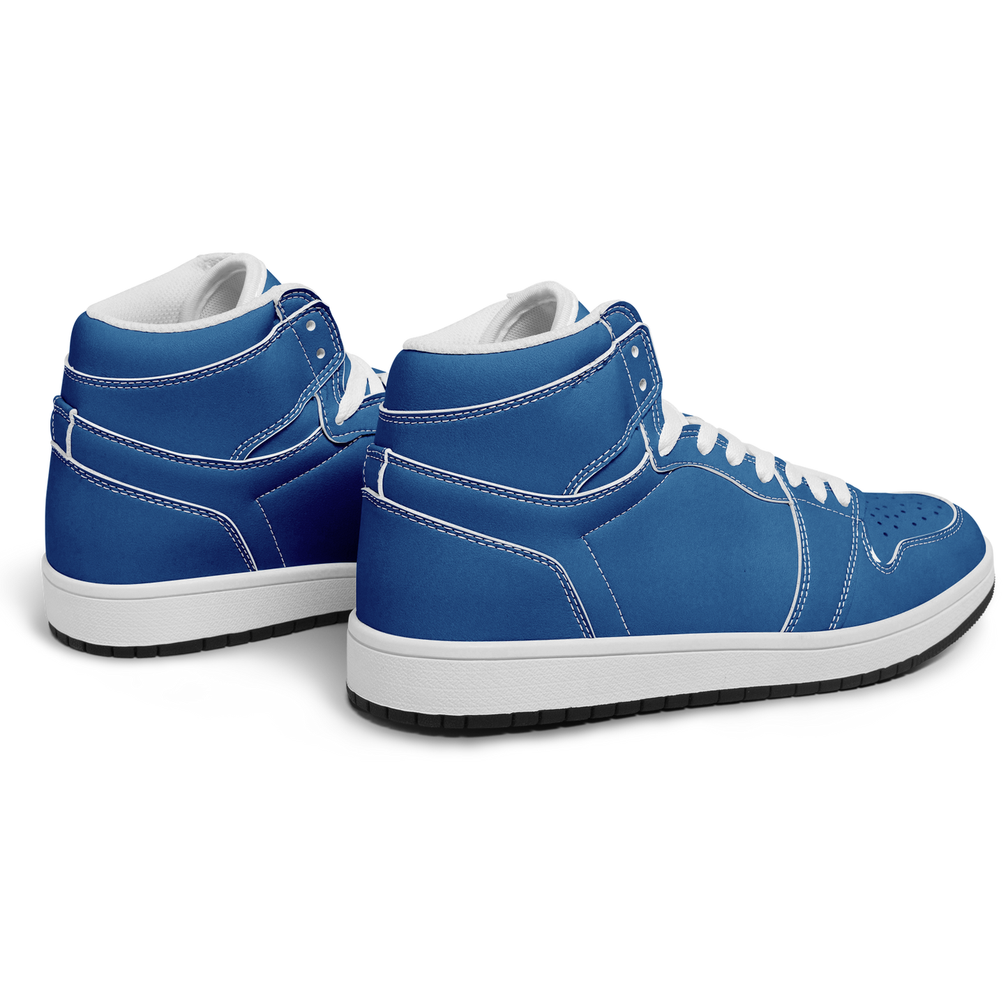 Blue High Top Shoes