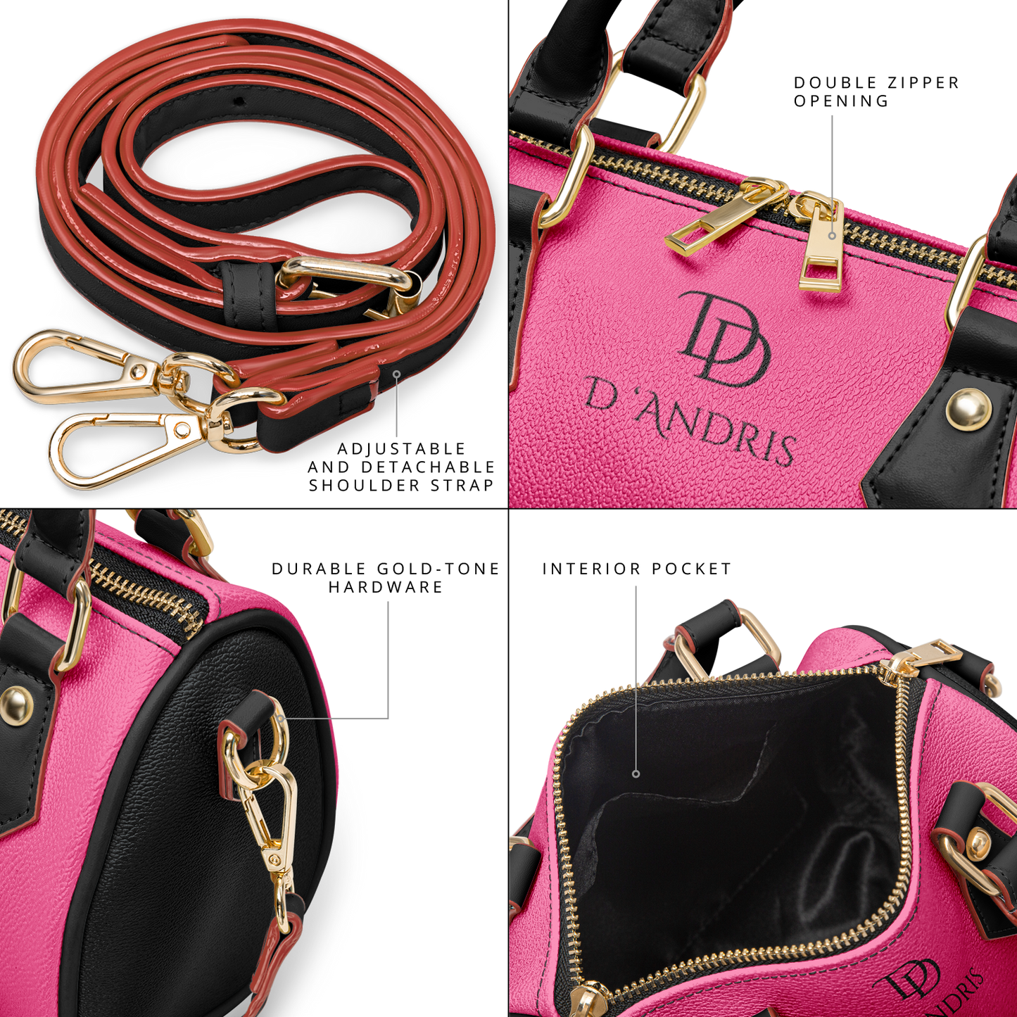 Pink Cross-body Handbag