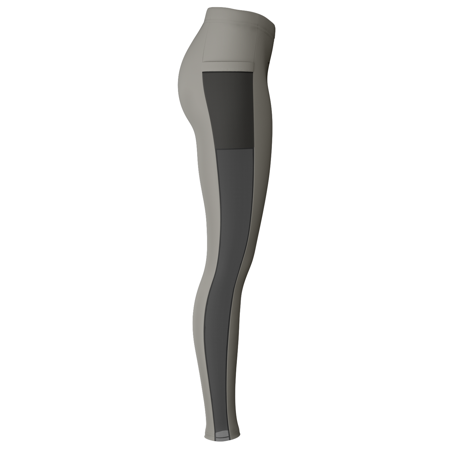 Gray Mesh Pocket Legging