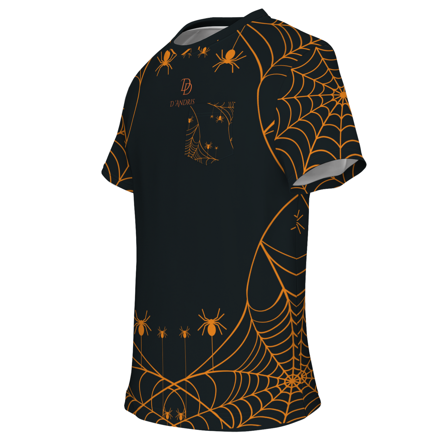 Halloween Web Pocket T-shirt