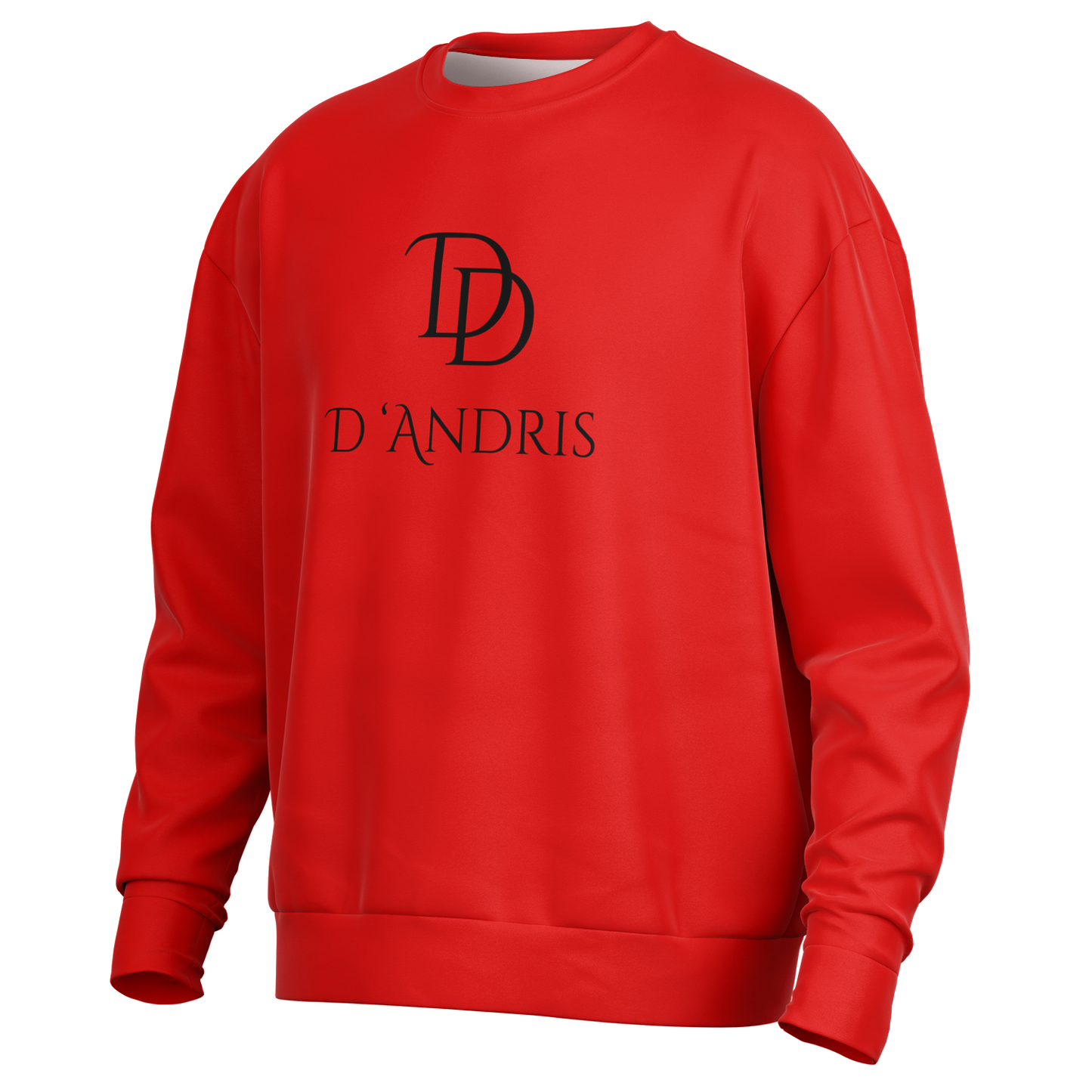 Red Heavyweight Over-sized Sweatshirt