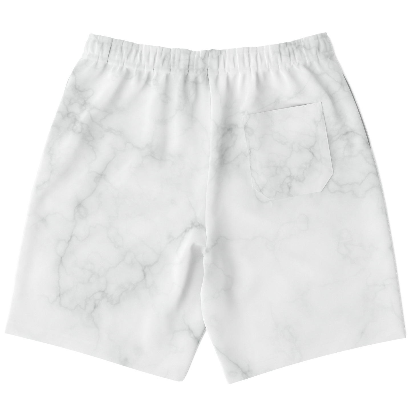 White Marble Long Shorts