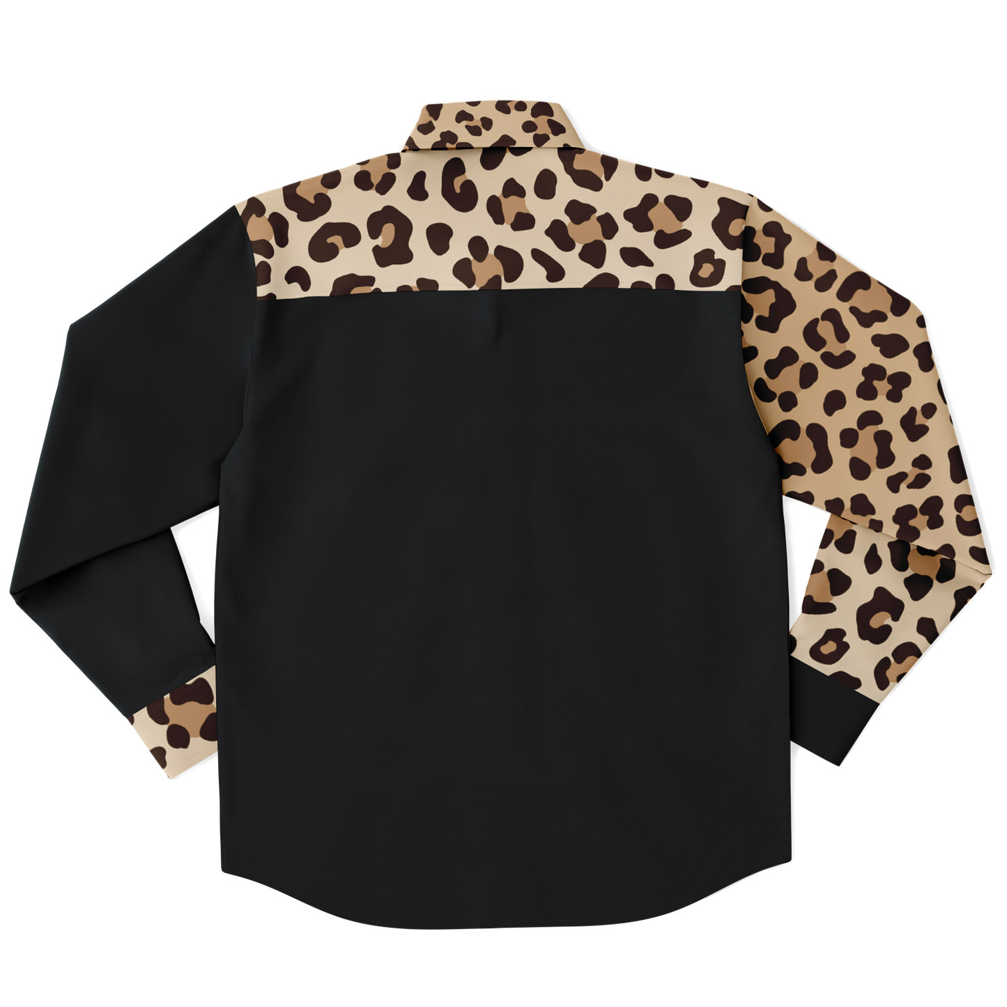 Leopard Long Sleeve Button Down Shirt