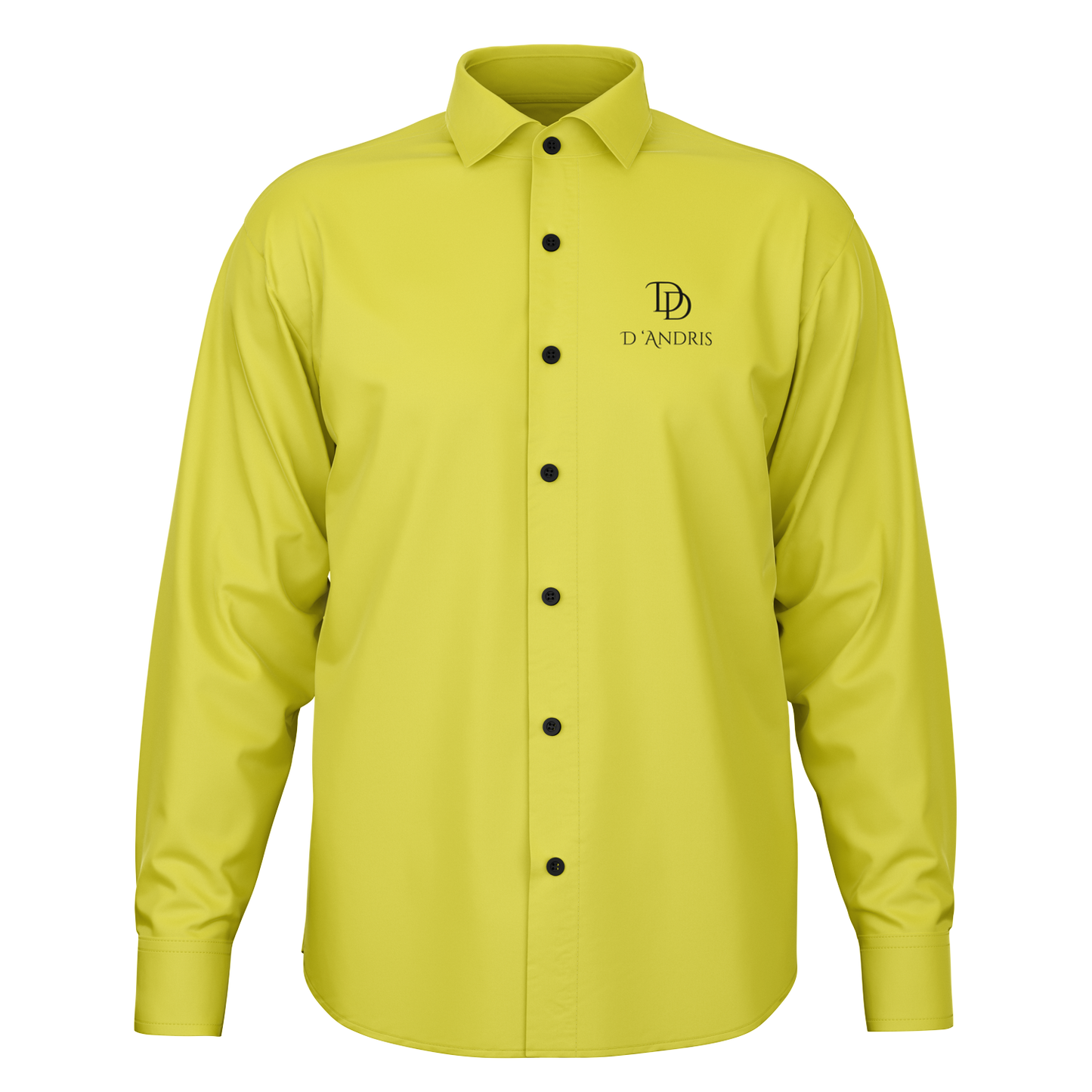 Yellow Long Sleeve Button Down Shirt