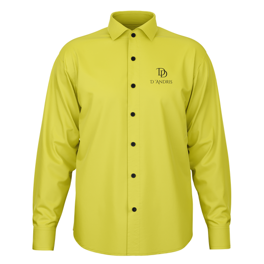 Yellow Long Sleeve Button Down Shirt