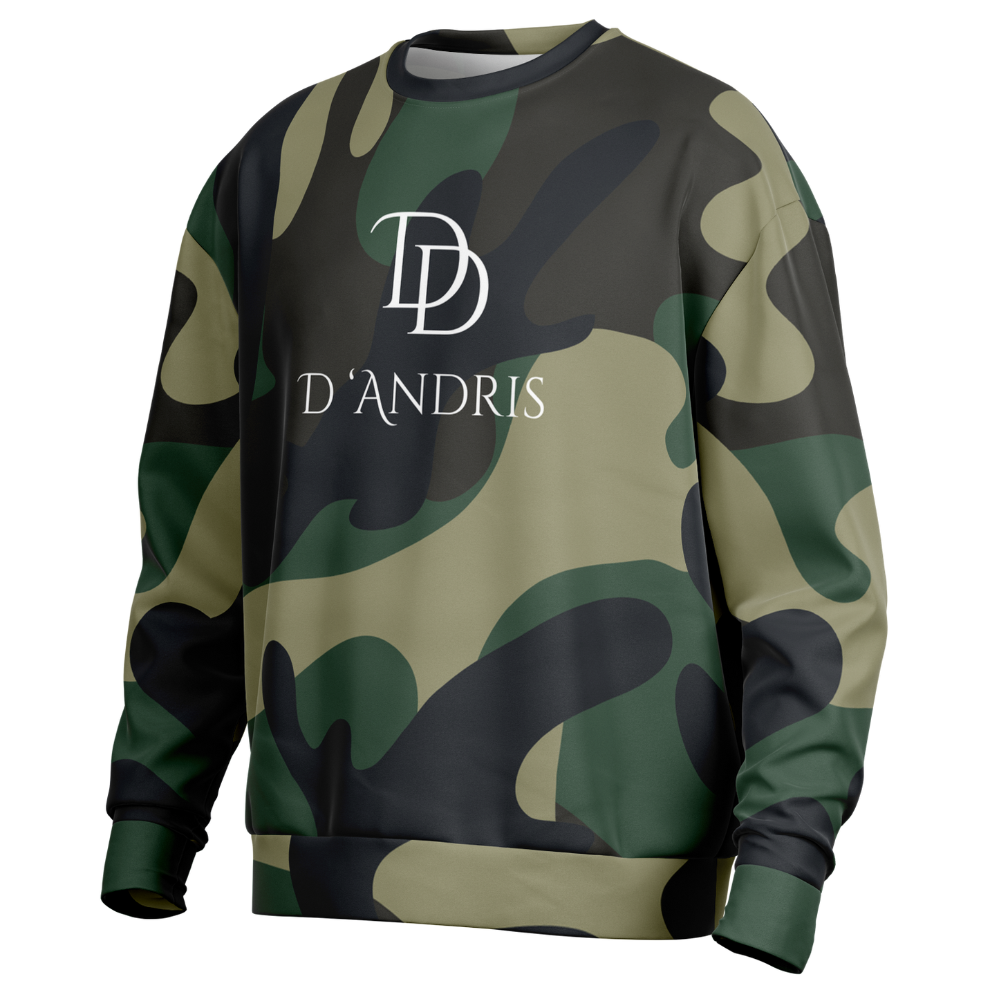 Camo Heavyweight Over-sized Sweatshirt