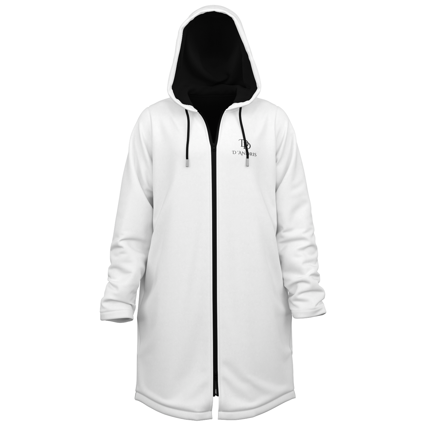White Zipper Cloak