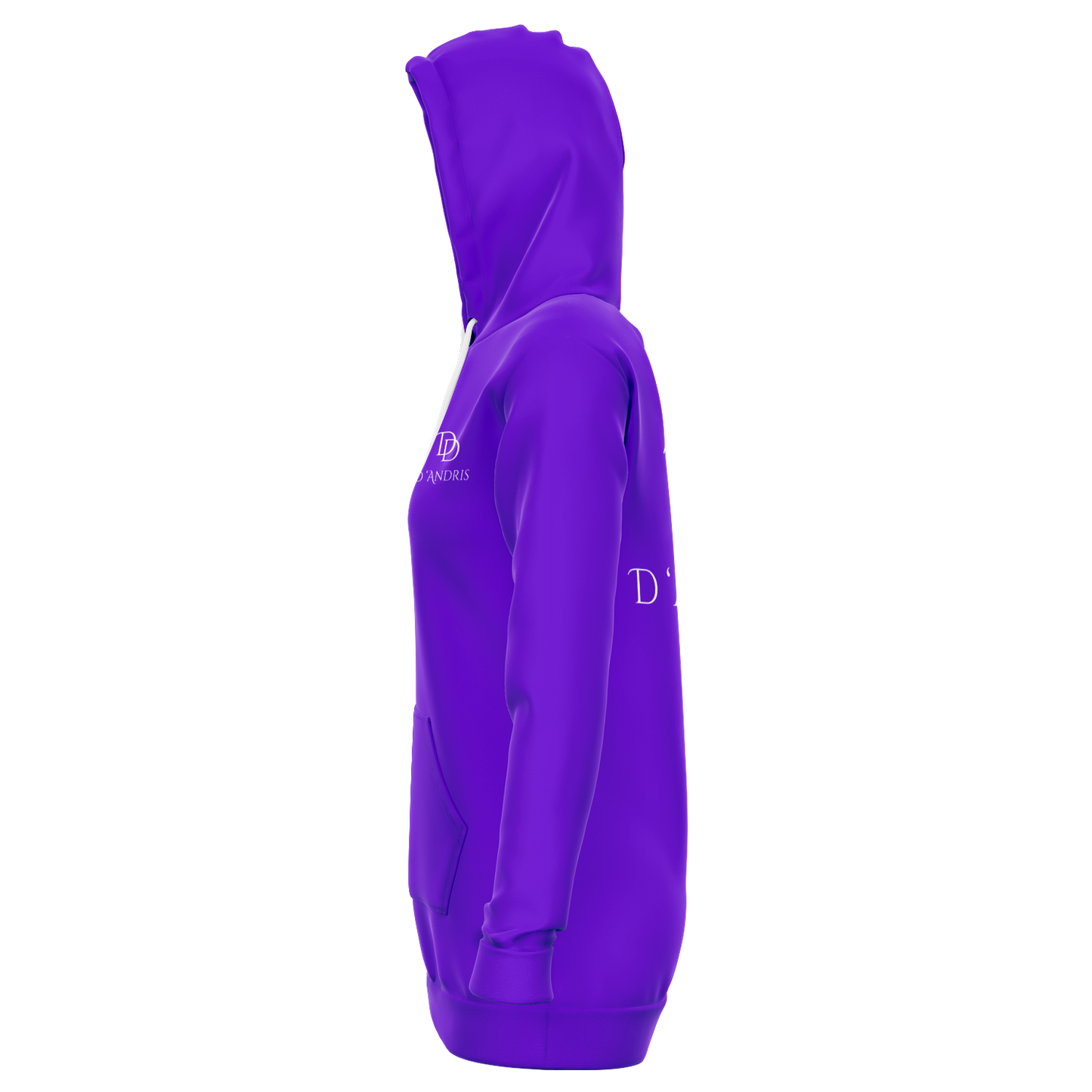 Purple Longline Hoodie