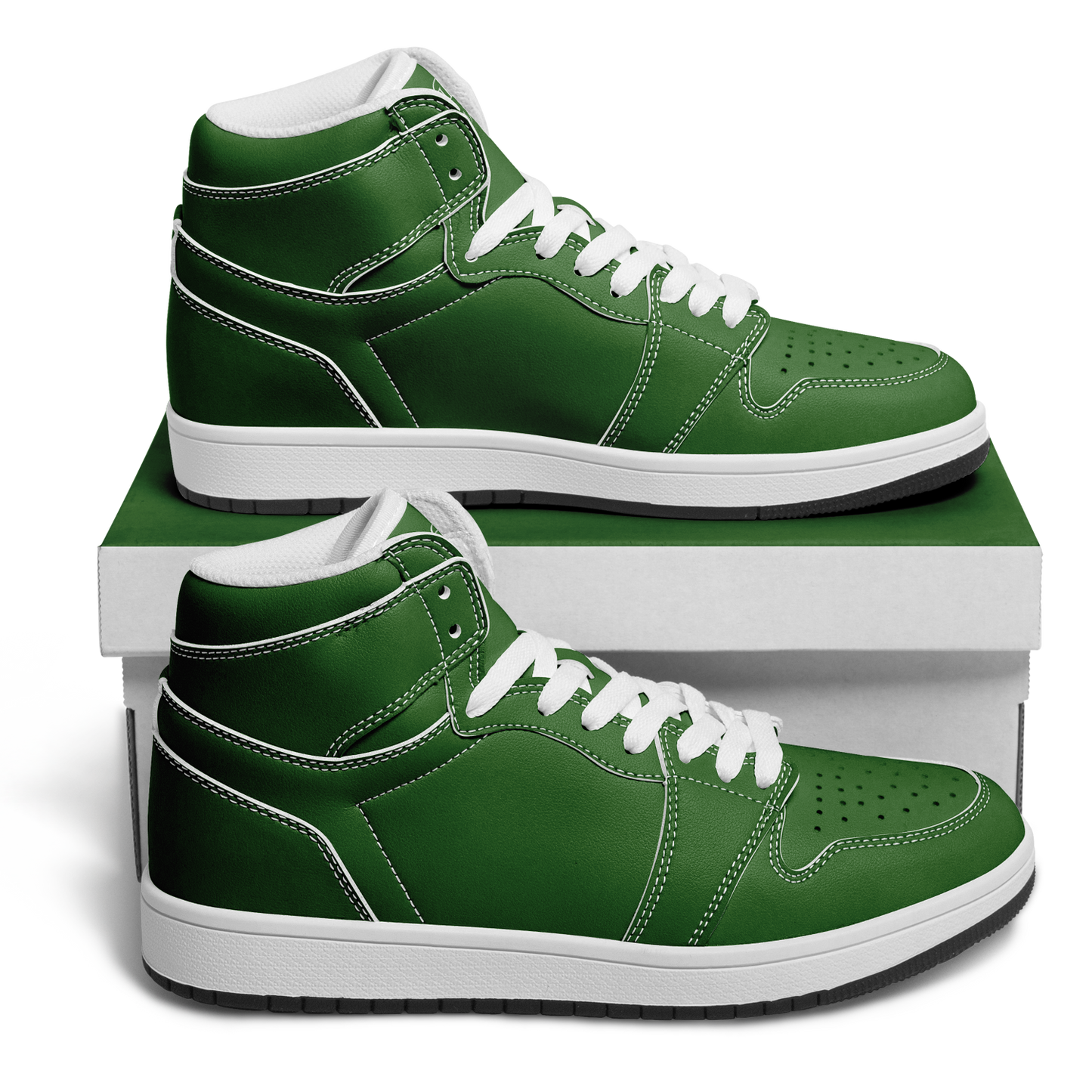 Green High Top Shoes