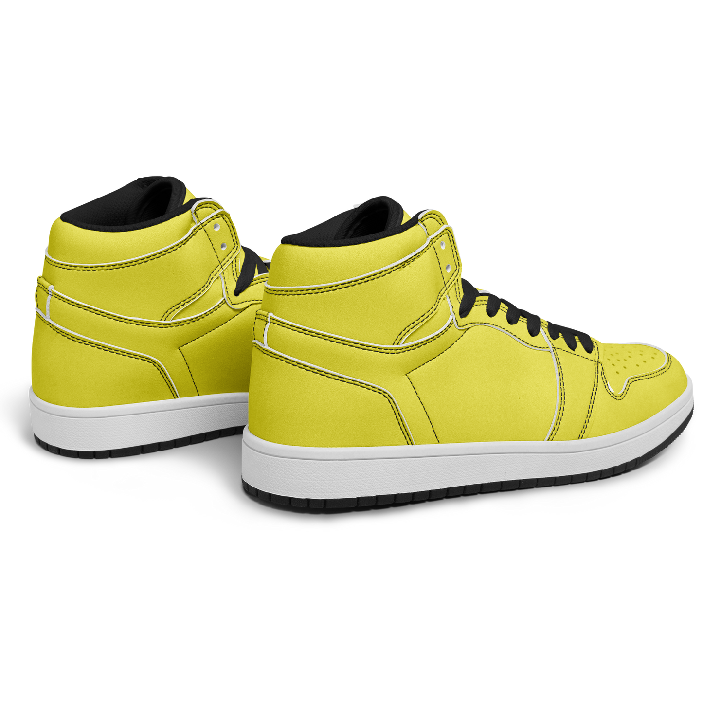 yellow High Top Shoes