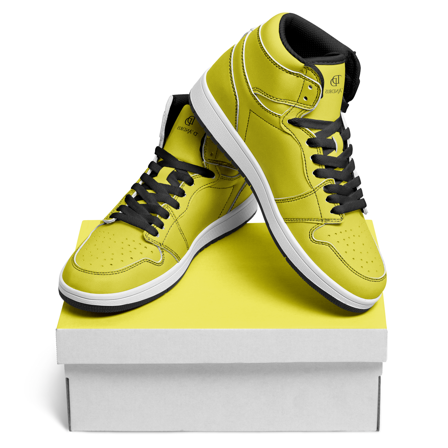 yellow High Top Shoes