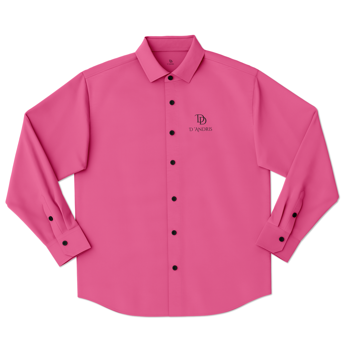Pink Long Sleeve Button Down Shirt