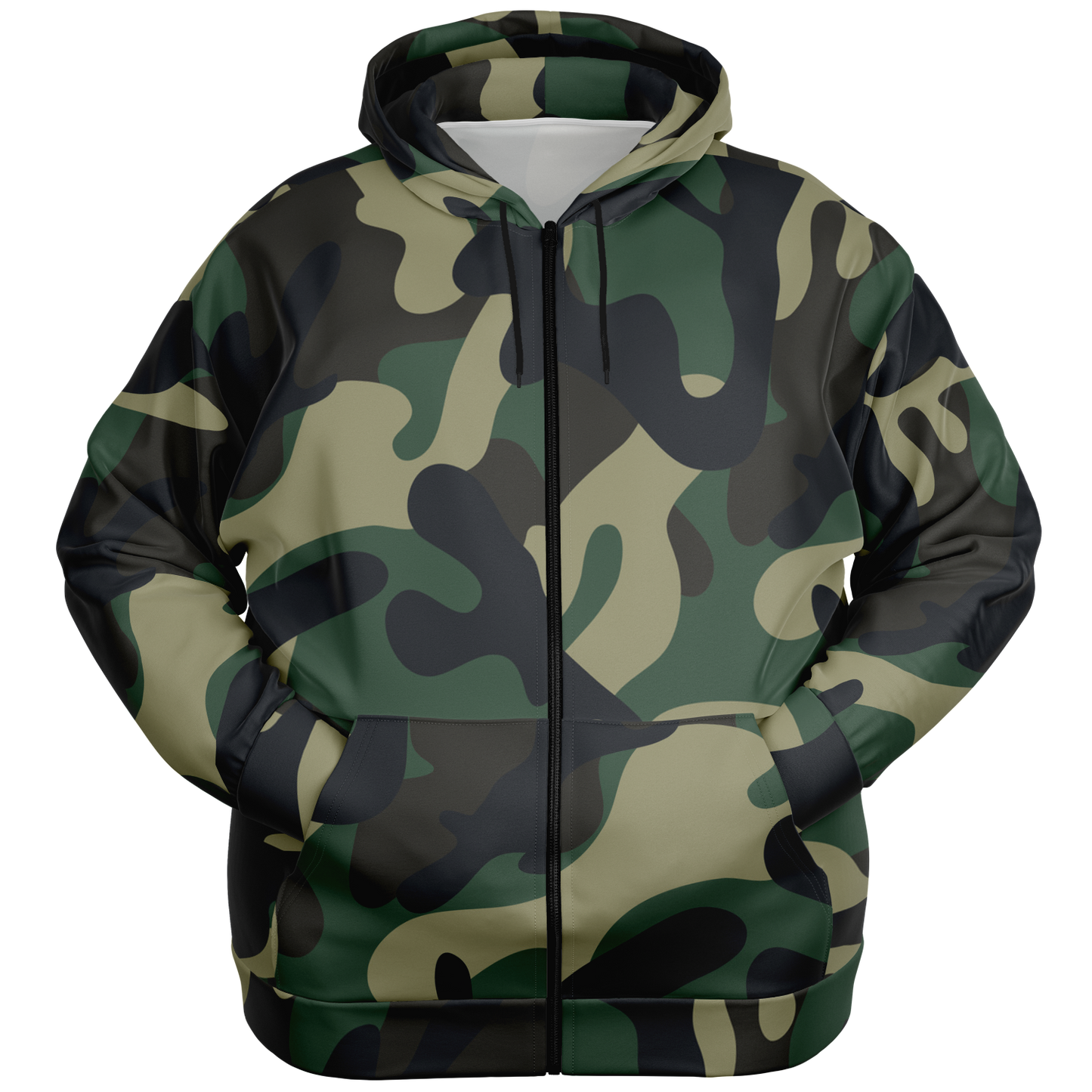Camo Zip-up Hoodie