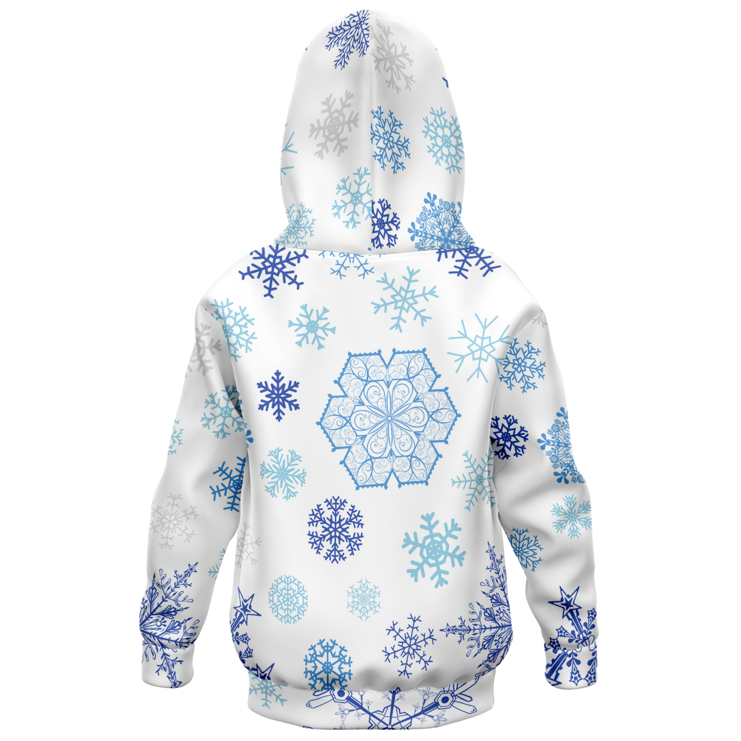 White Snowfall Christmas Kids/Youth Hoodie