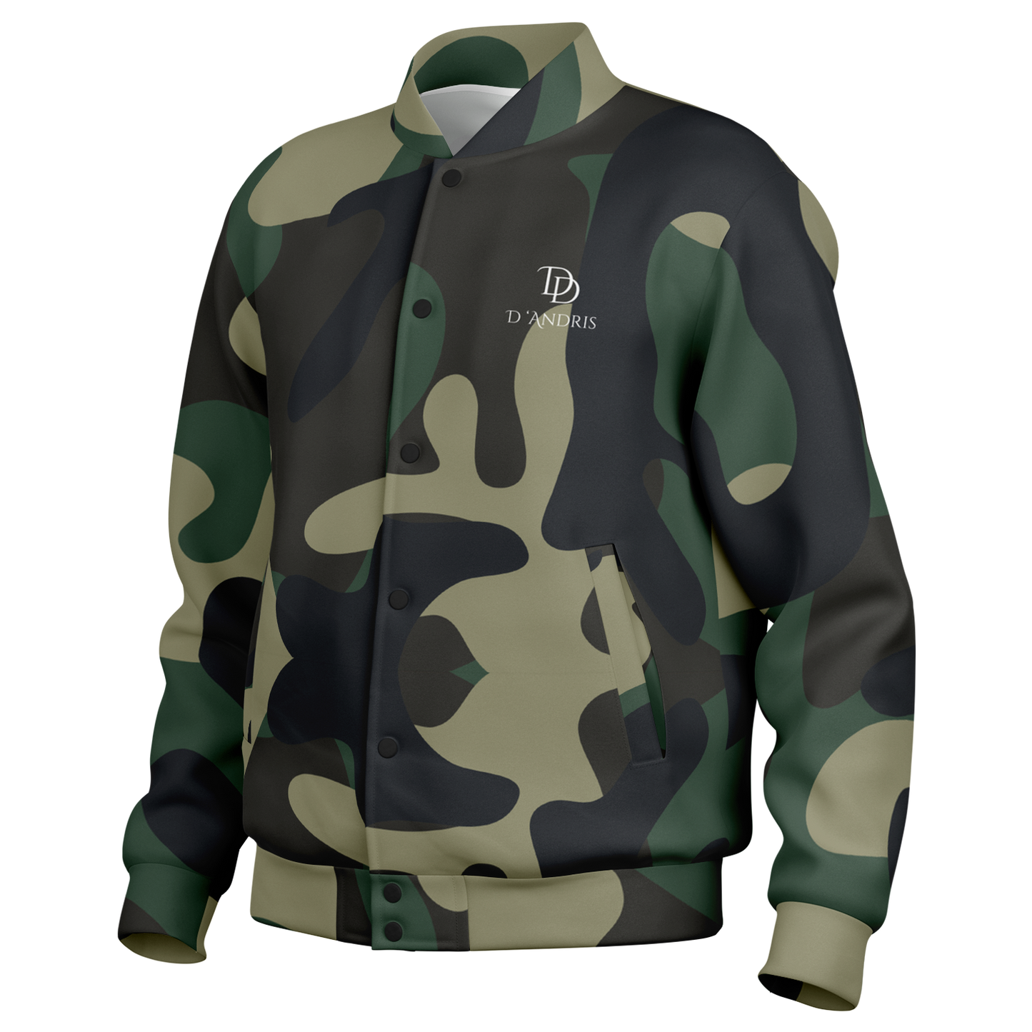 Camo Baseball Jacket