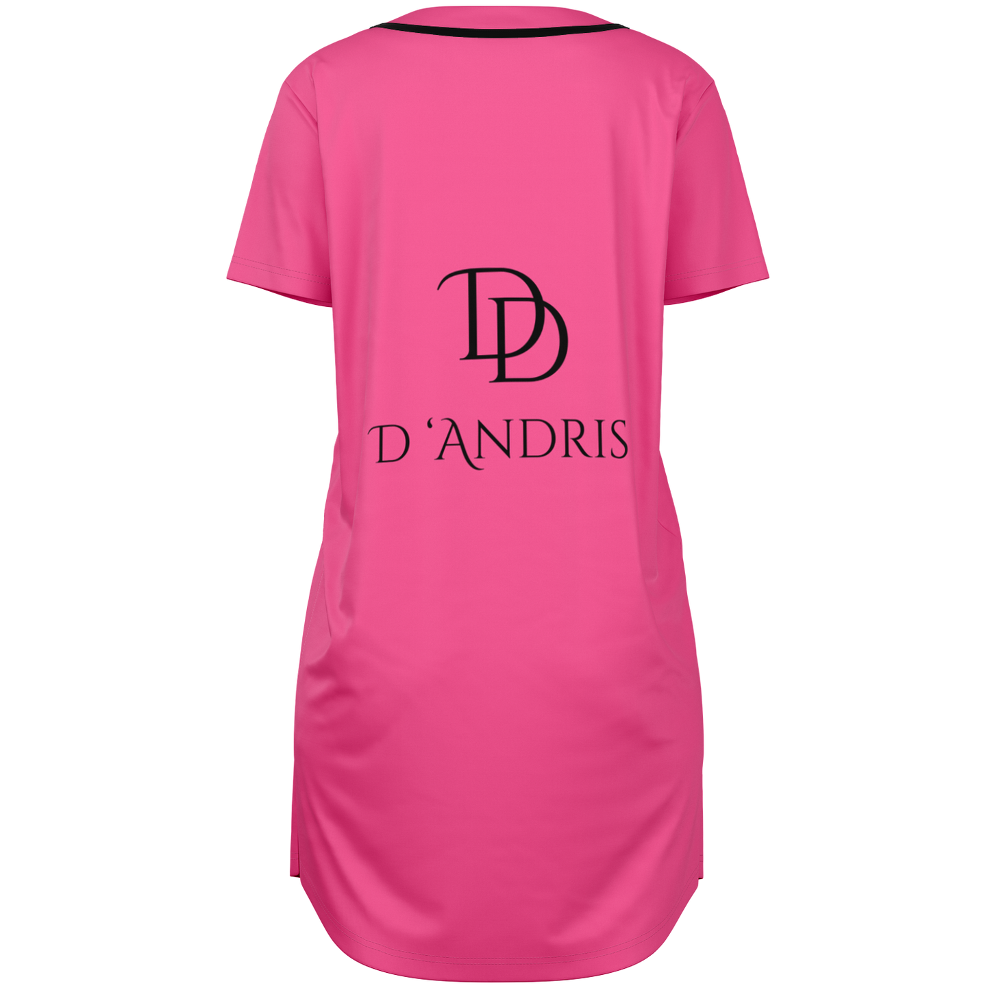Pink Baseball Jersey Dress